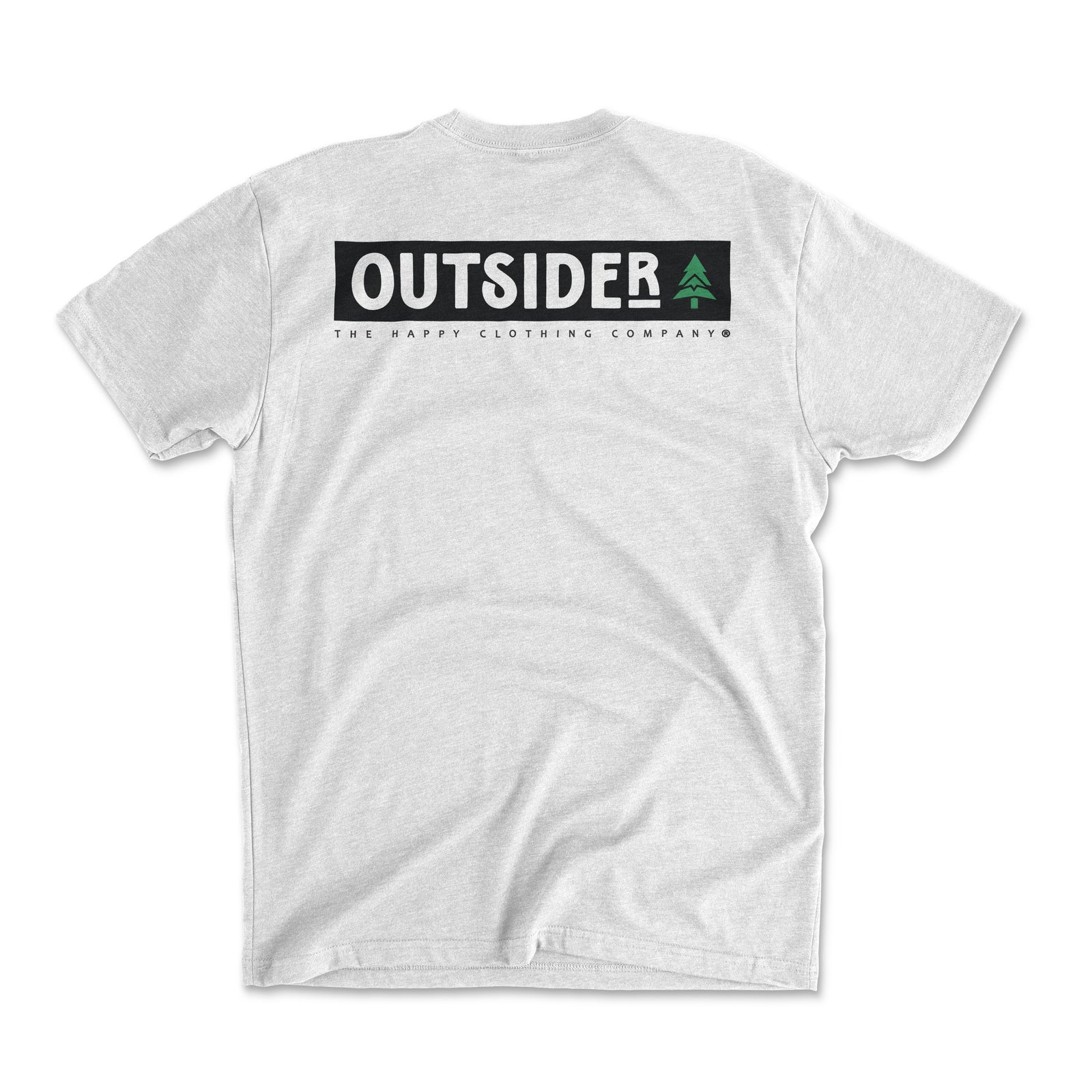 Outsider Back Print Blend Tee | Lightweight |