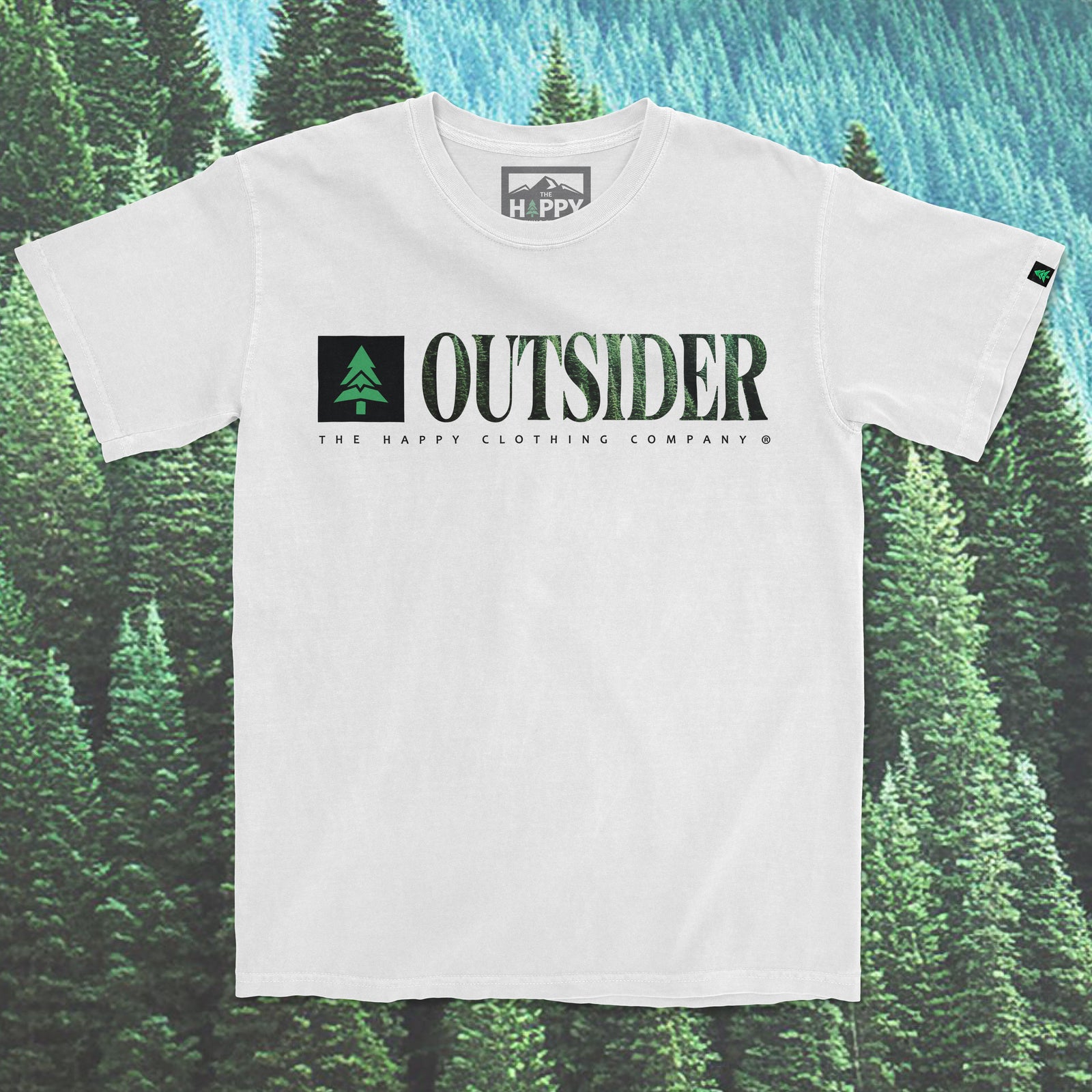 Outsider 'Vintage Tee' | Oversized Heavyweight | - The Happy Clothing Company