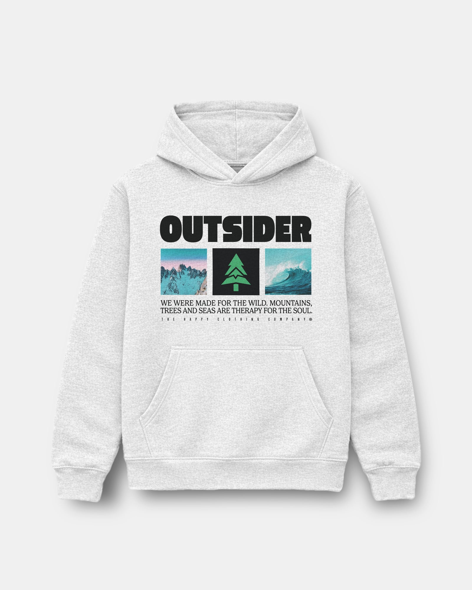 Outsider Unisex Relaxed Hoodie - The Happy Clothing Company