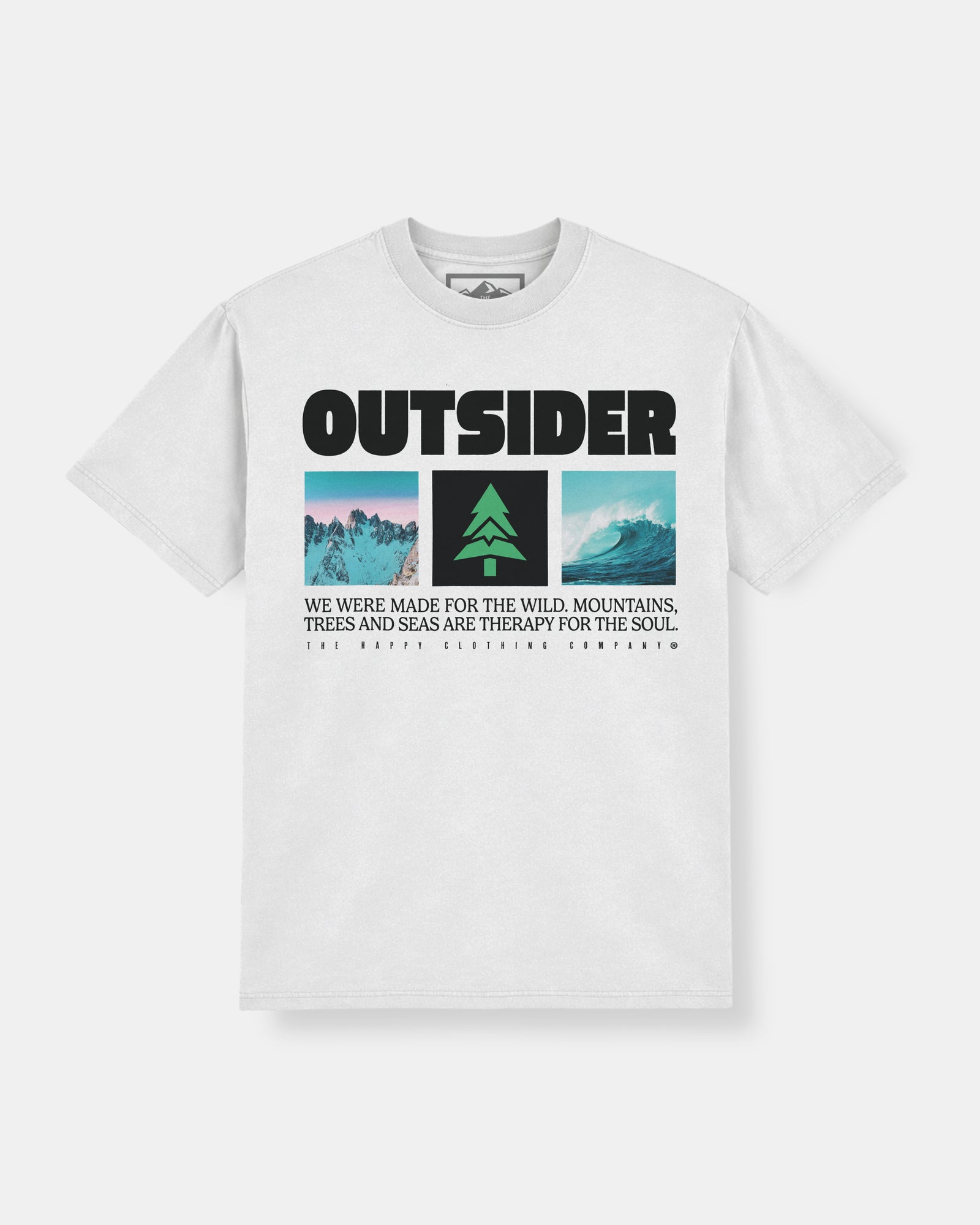 Outsider Vintage Oversized Tee - The Happy Clothing Company