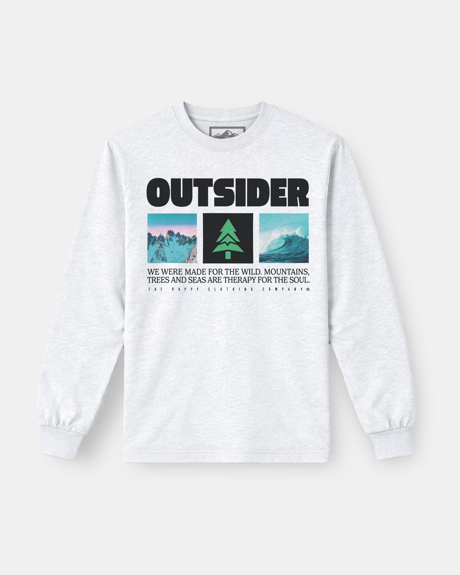 Outsider | Premium Heavyweight | Long Sleeve - The Happy Clothing Company