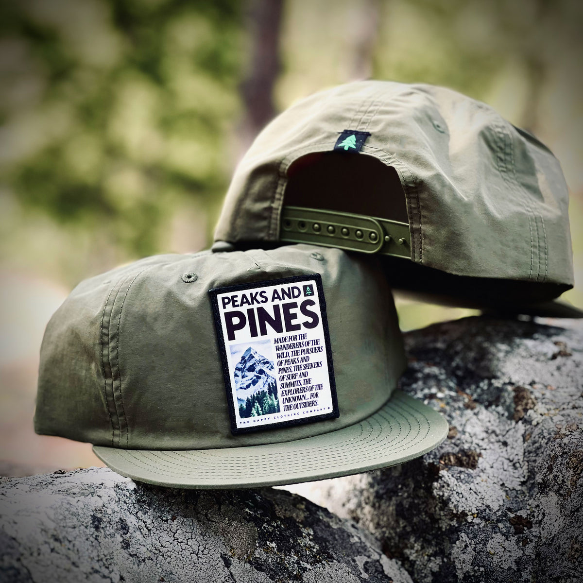 Peaks and Pines Lightweight Trail Cap - The Happy Clothing Company