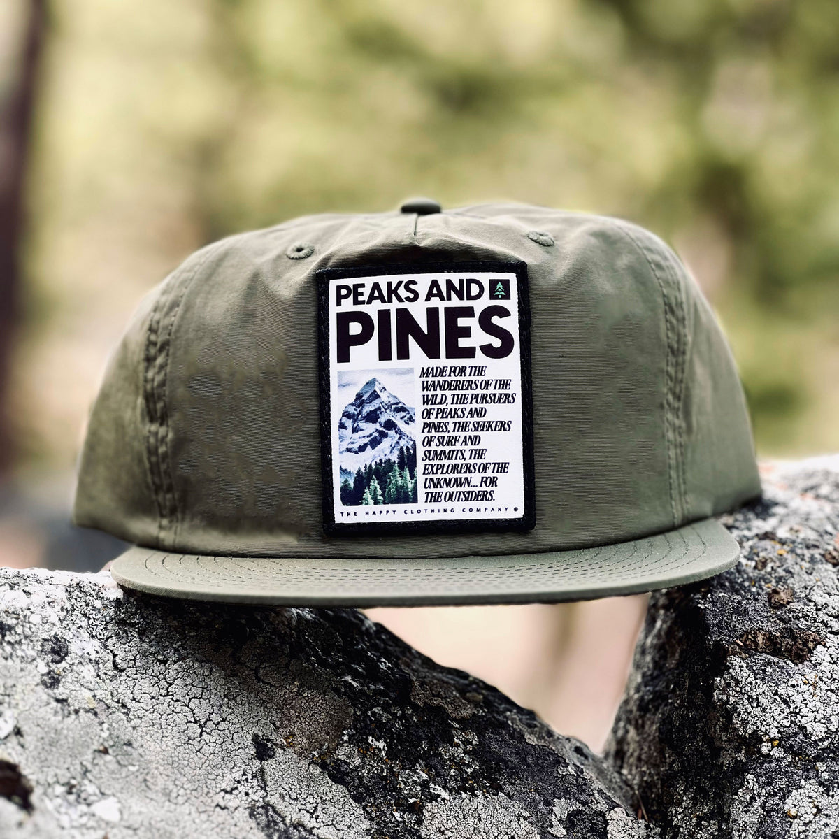 Peaks and Pines Lightweight Trail Cap - The Happy Clothing Company
