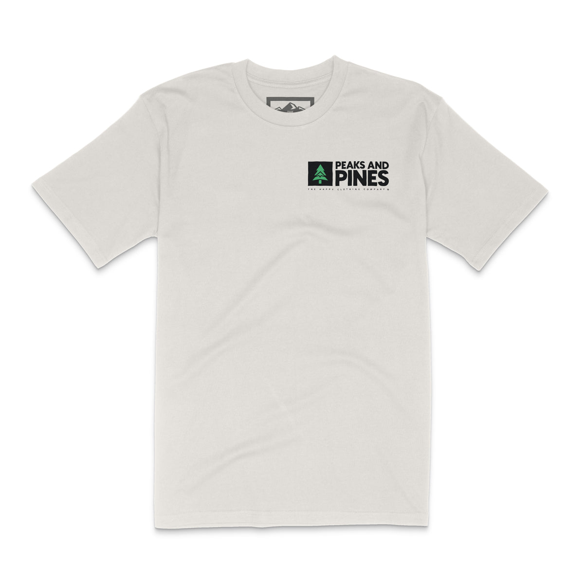 Peaks and Pines Back Print 'Lifestyle Tee' | Premium Heavyweight | - The Happy Clothing Company