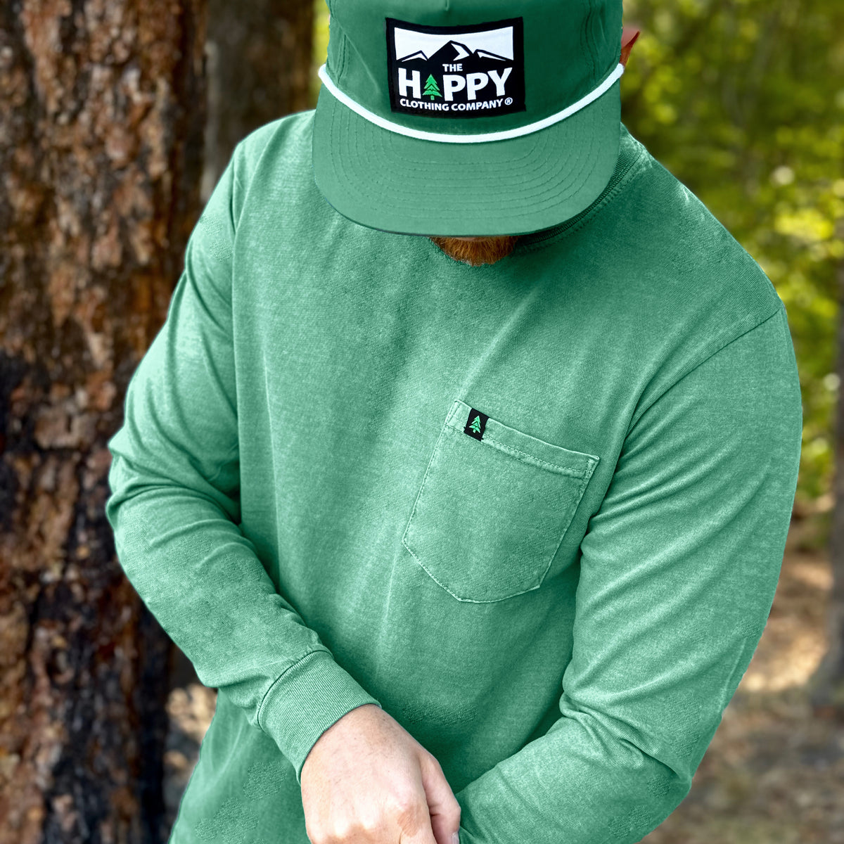 Nature-Dyed Pocket Long Sleeve - The Happy Clothing Company