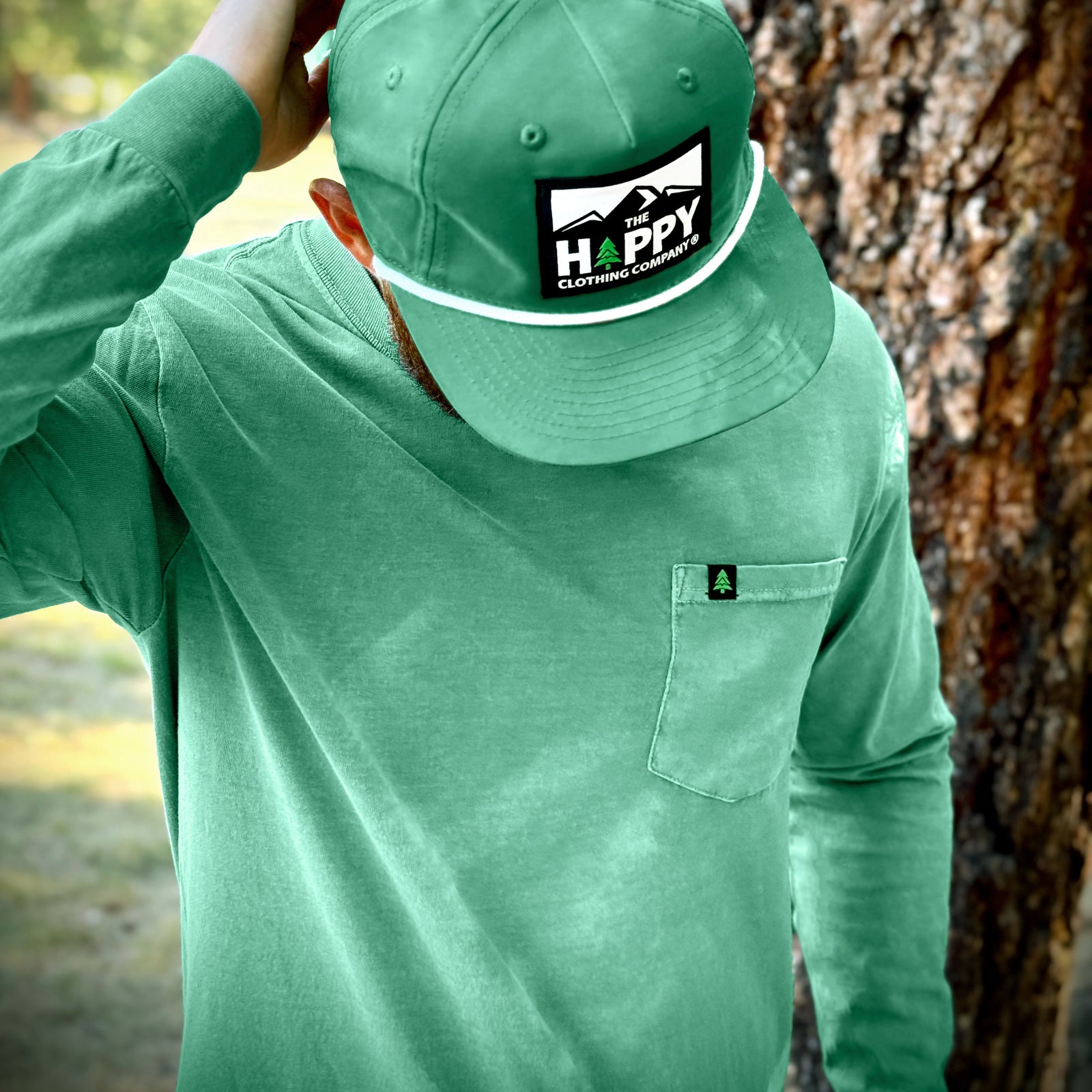 Nature-Dyed Pocket Long Sleeve - The Happy Clothing Company