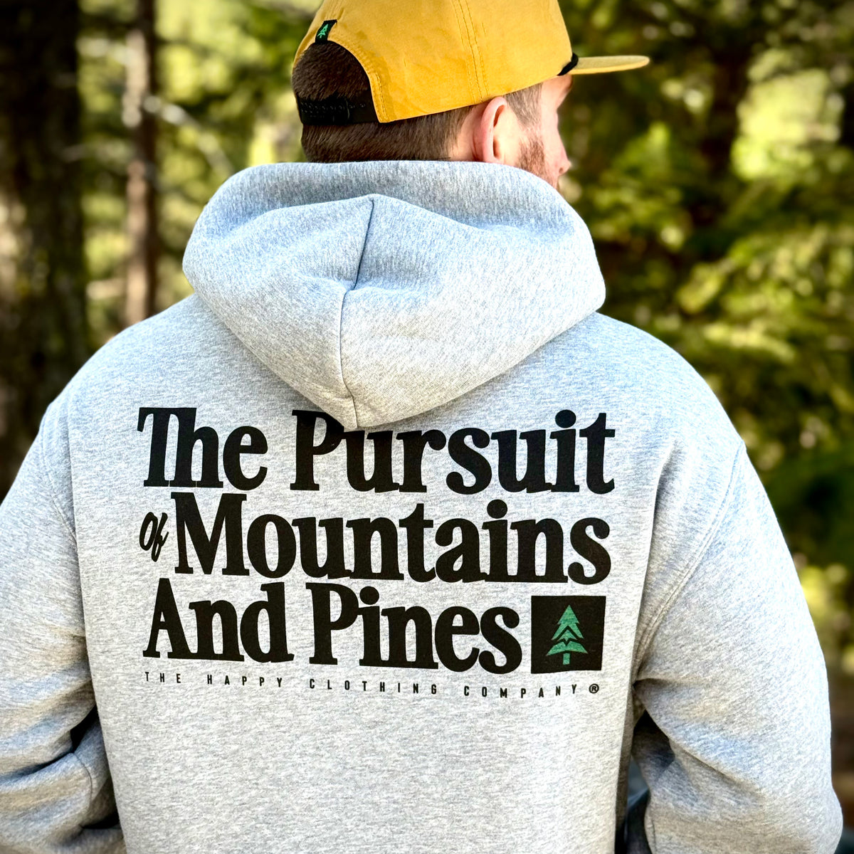 Pursuit Of Mountains and Pines Unisex Relaxed Hoodie - The Happy Clothing Company