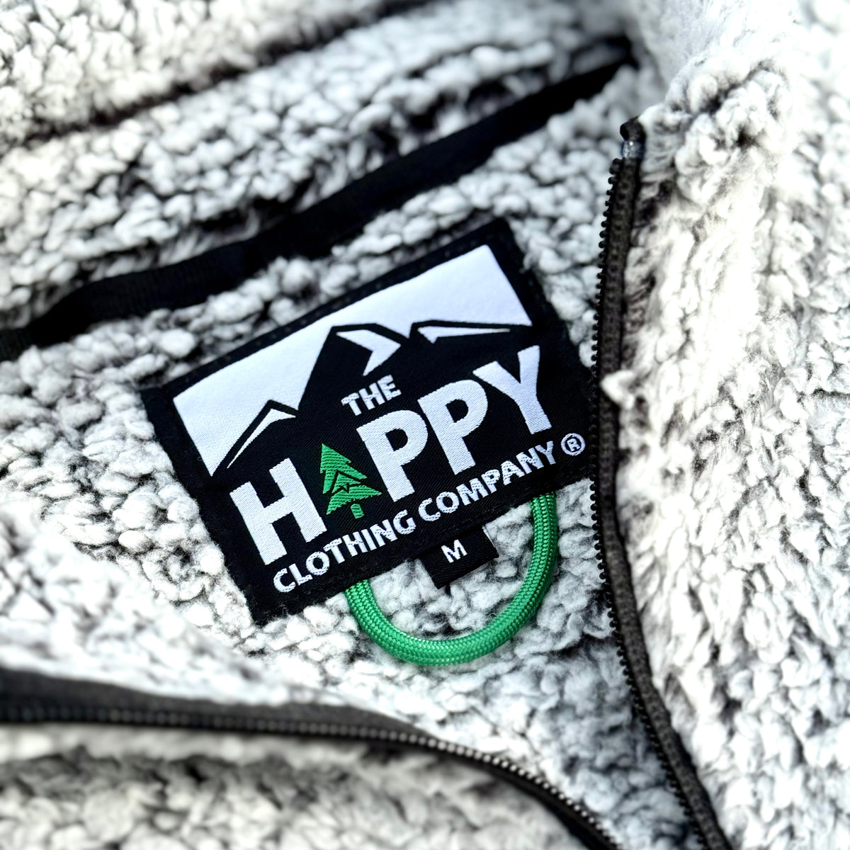 Men's Branded Quarter Zip Sherpa