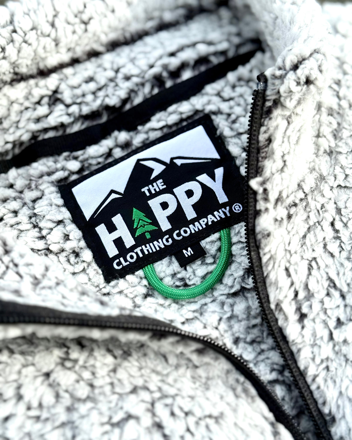 Men's Branded Quarter Zip Sherpa