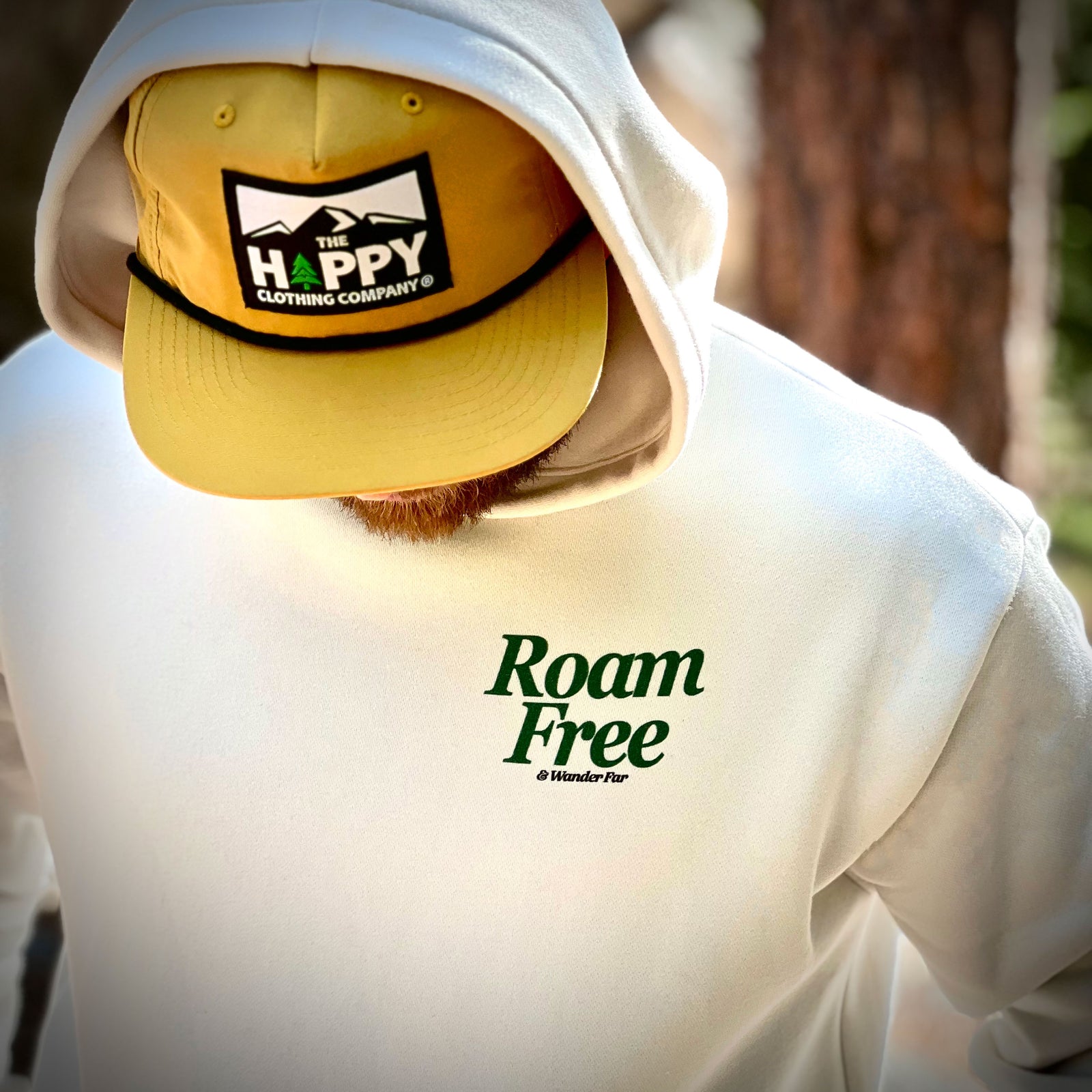 Roam Free & Wander Far Unisex Relaxed Hoodie - The Happy Clothing Company