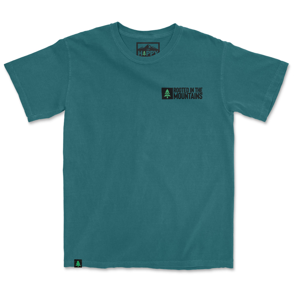 Rooted In The Mountains Nature-Dyed Tee - The Happy Clothing Company