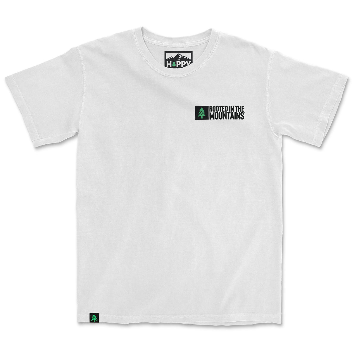 Rooted In The Mountains Nature-Dyed Tee - The Happy Clothing Company