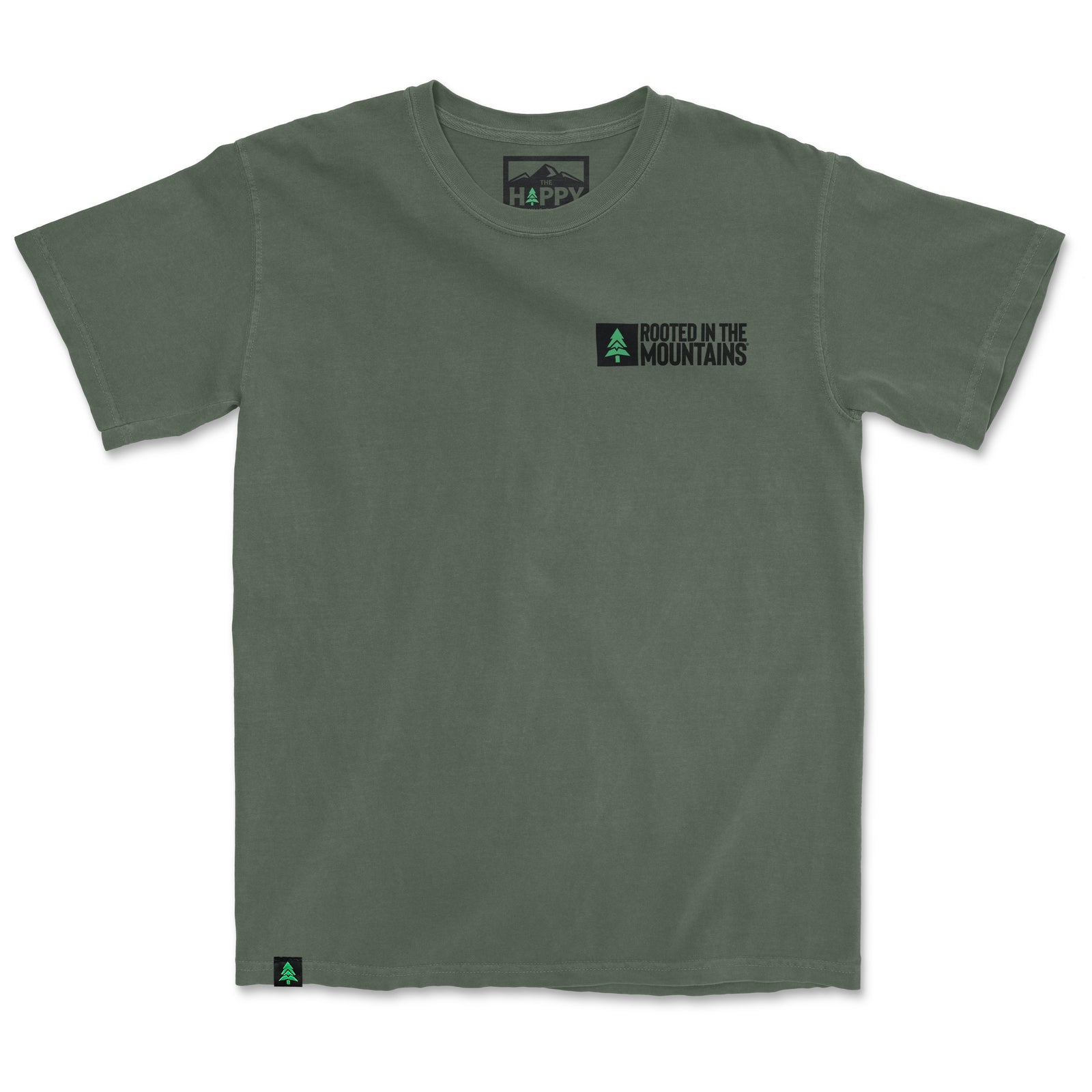 Rooted In The Mountains Nature-Dyed Tee - The Happy Clothing Company