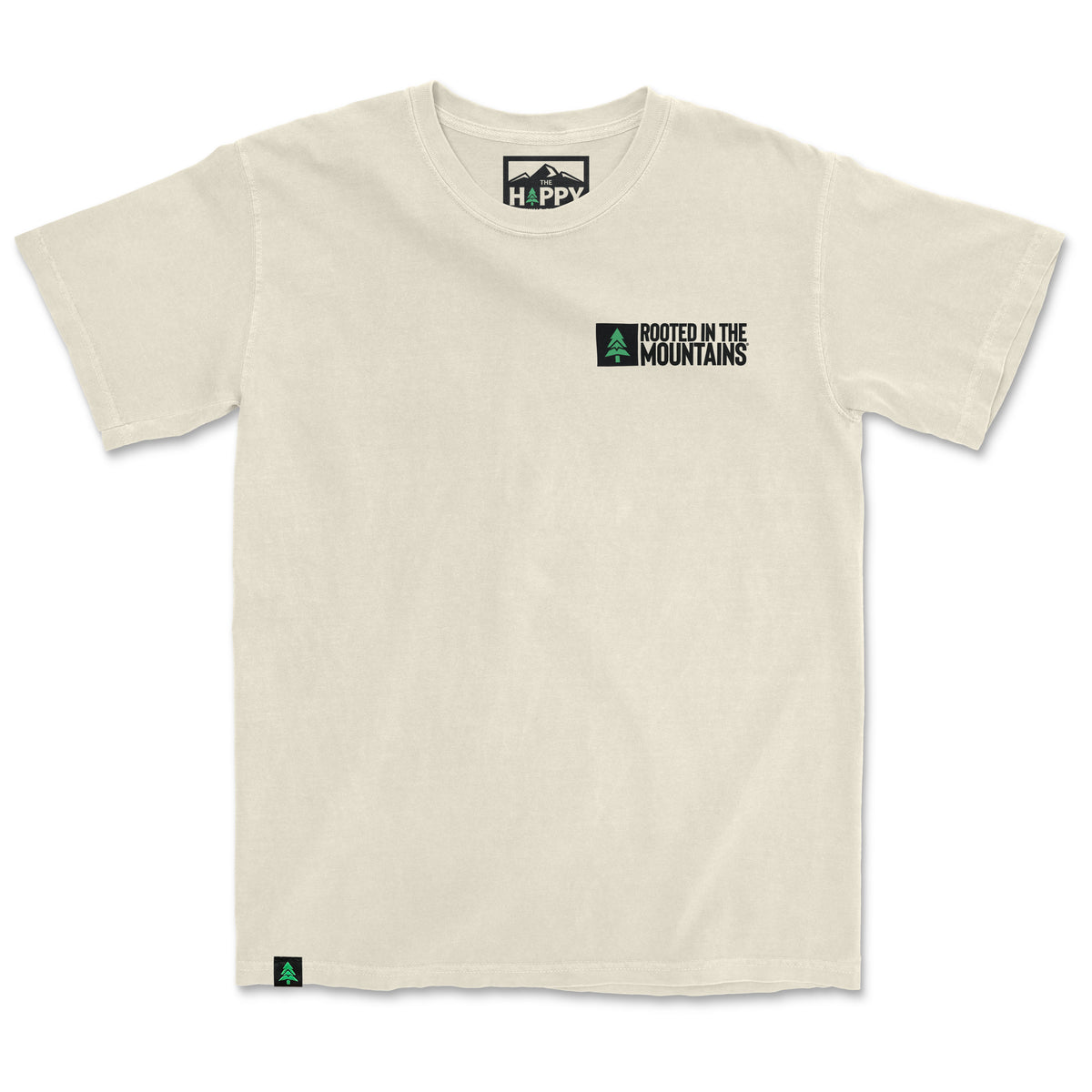 Rooted In The Mountains Nature-Dyed Tee - The Happy Clothing Company