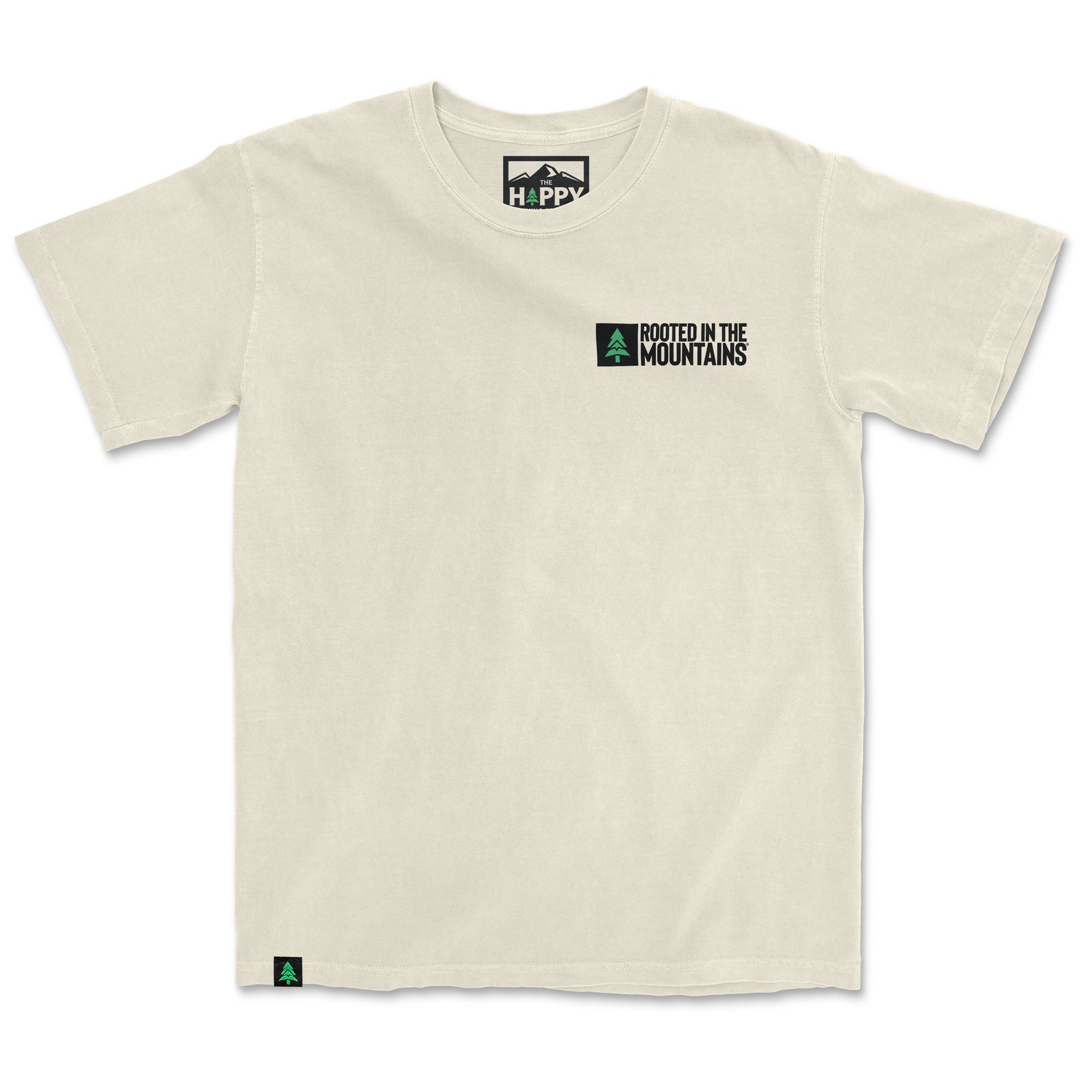 Rooted In The Mountains Nature-Dyed Tee - The Happy Clothing Company