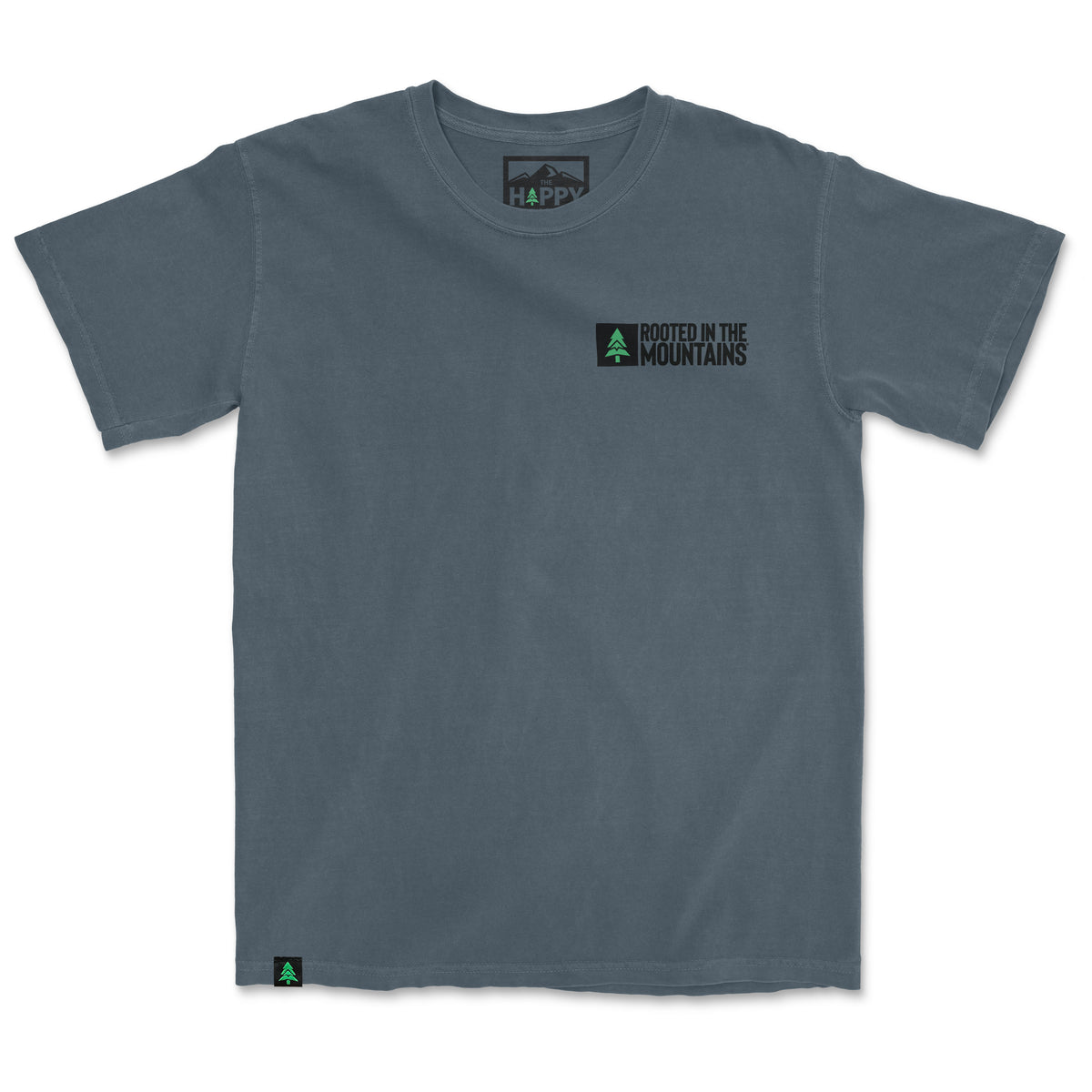 Rooted In The Mountains Nature-Dyed Tee - The Happy Clothing Company