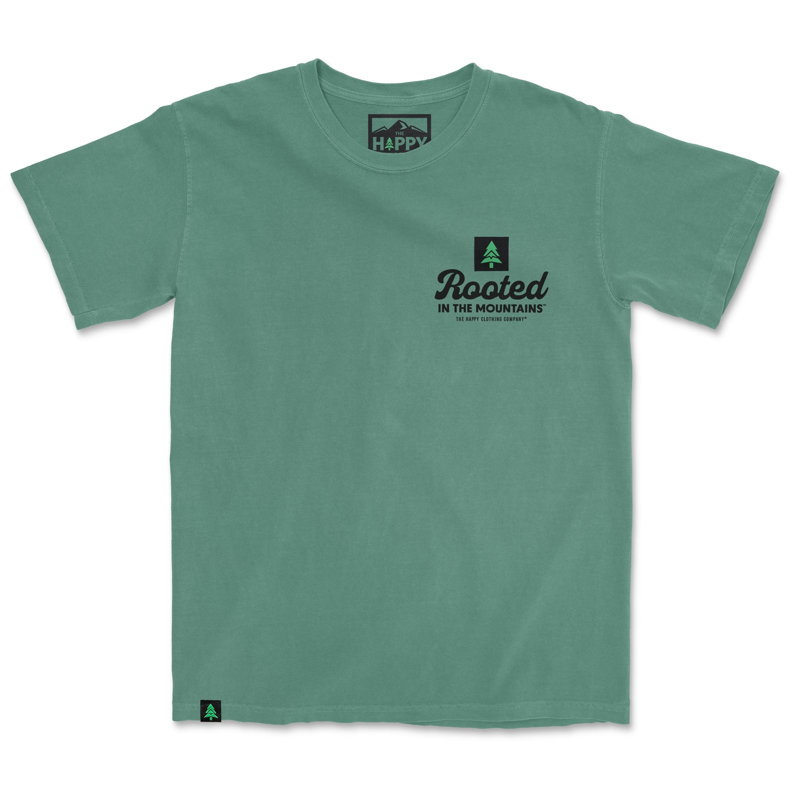 Rooted In The Mountains Nature-Dyed Tee - The Happy Clothing Company