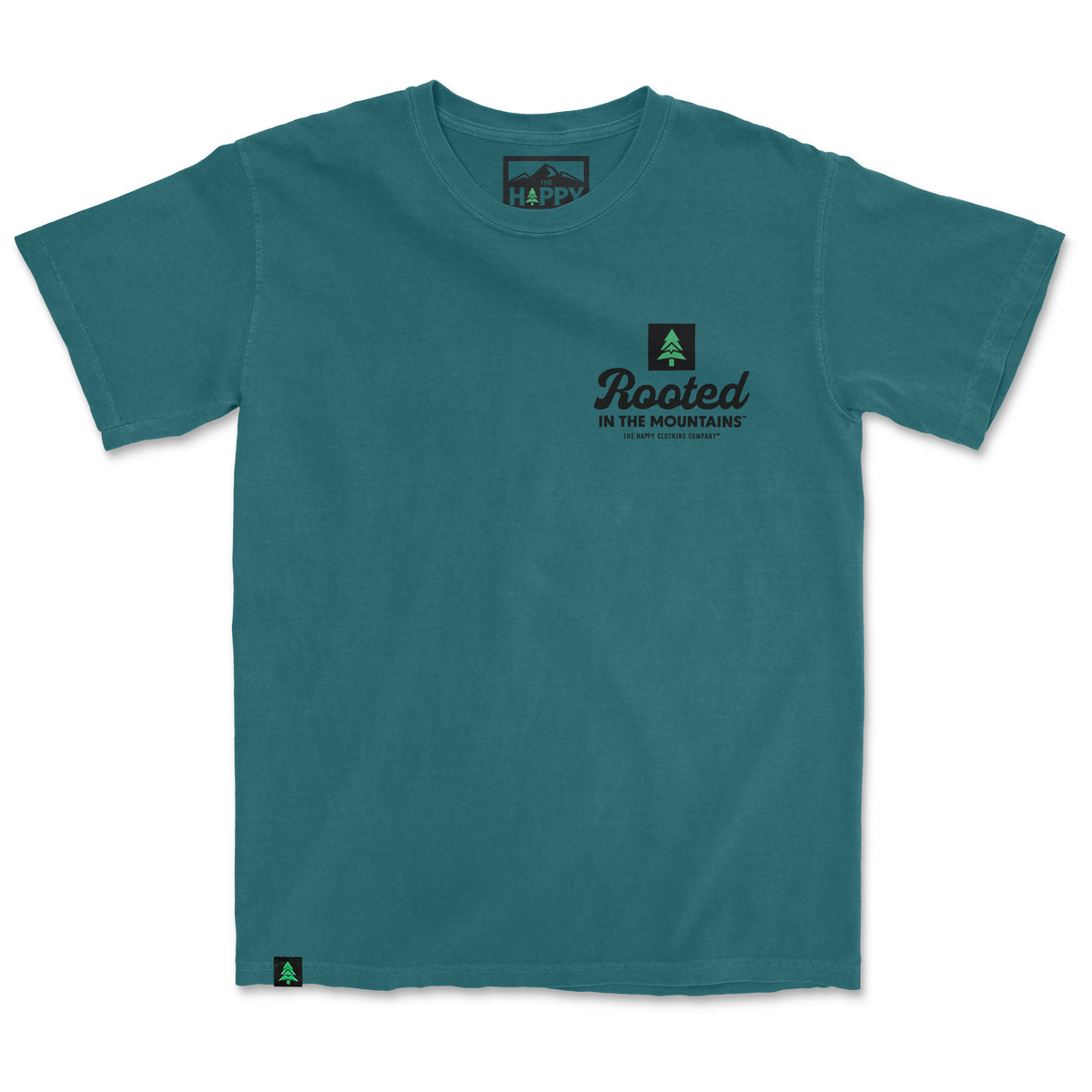 Rooted In The Mountains Nature-Dyed Tee - The Happy Clothing Company