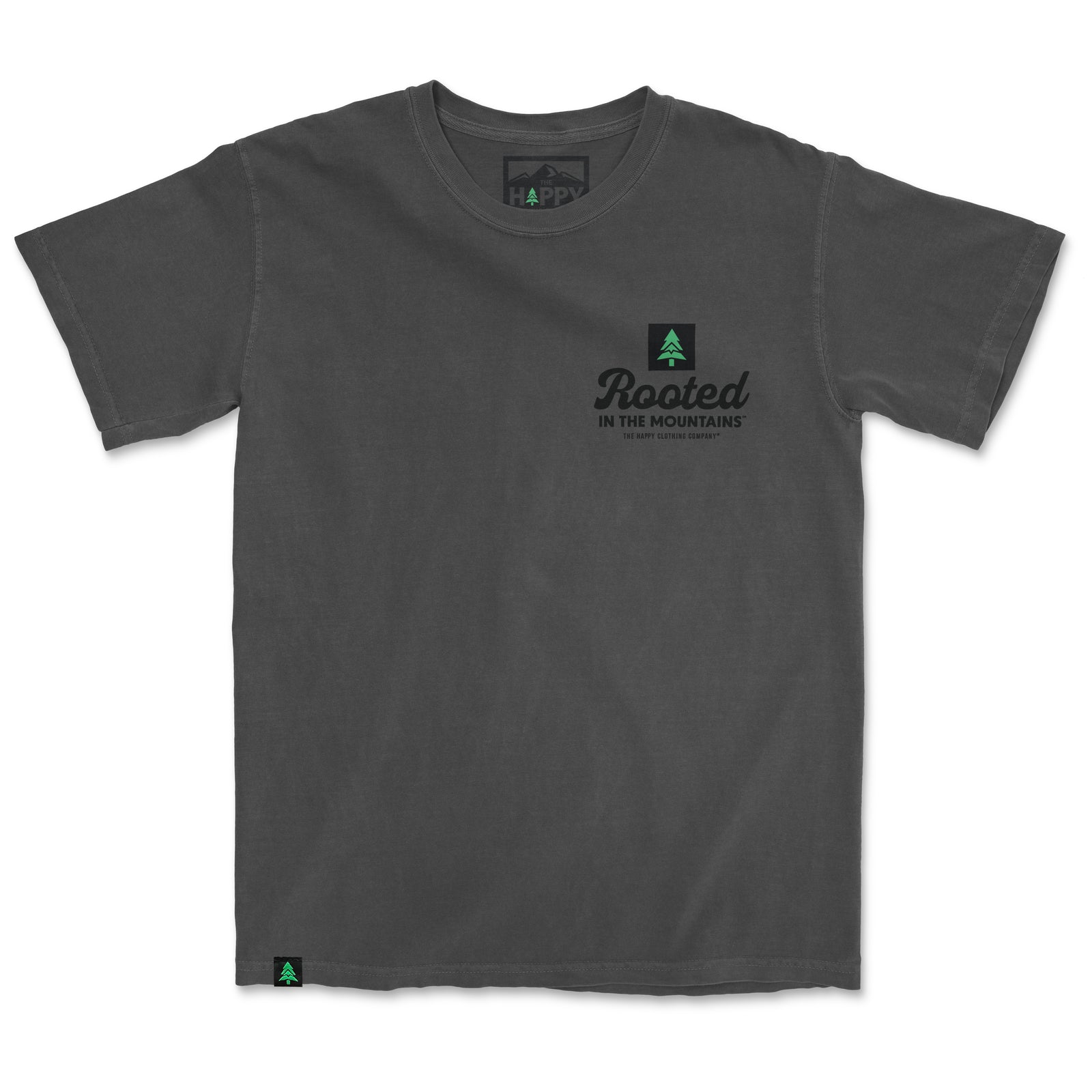 Rooted In The Mountains Nature-Dyed Tee - The Happy Clothing Company