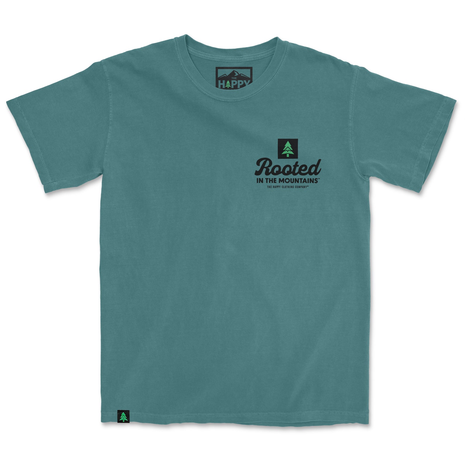 Rooted In The Mountains Nature-Dyed Tee - The Happy Clothing Company