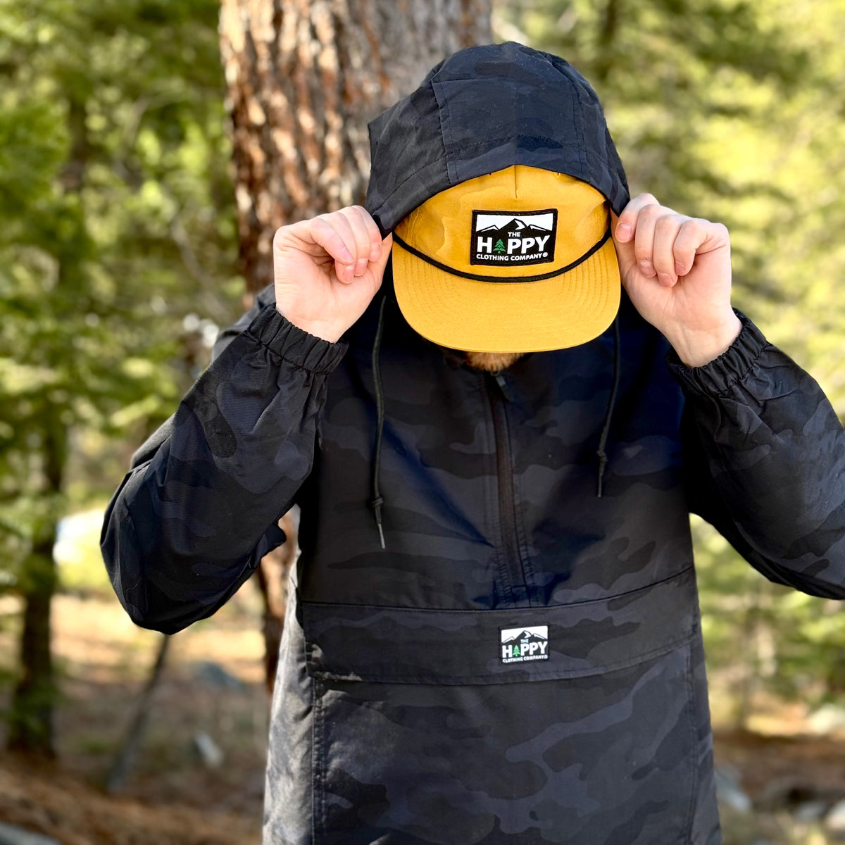 The Adventurer Rain Jacket w / Logo Label - The Happy Clothing Company