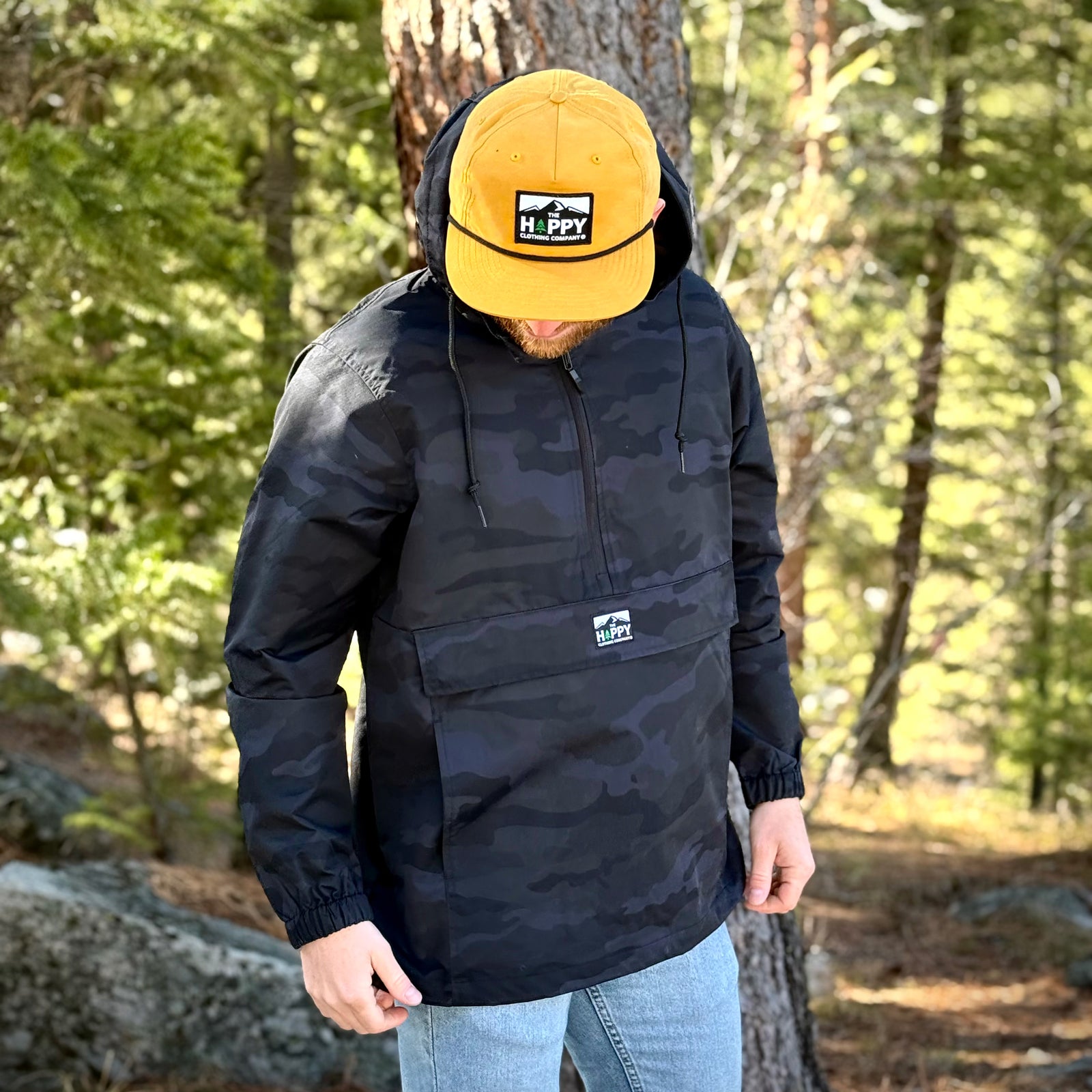 The Adventurer Rain Jacket w / Logo Label - The Happy Clothing Company