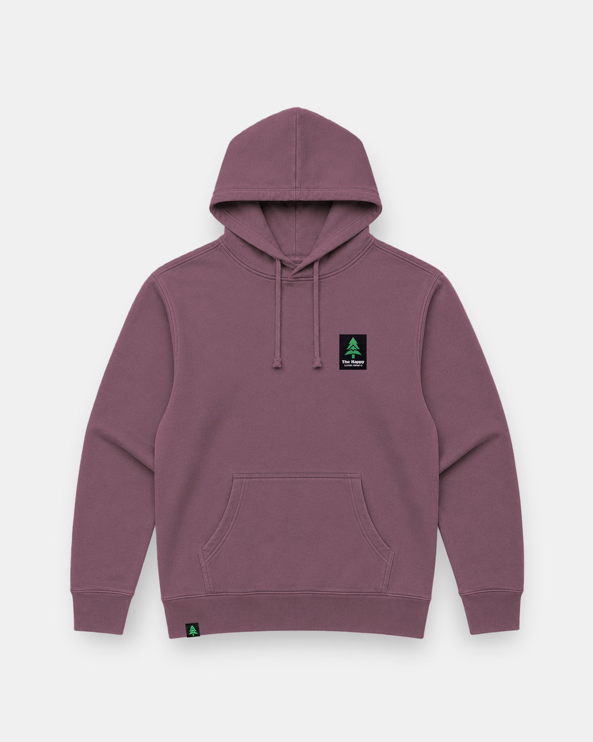 Mountain-Tree Happy Co. Label Nature-Dyed Unisex Hoodie