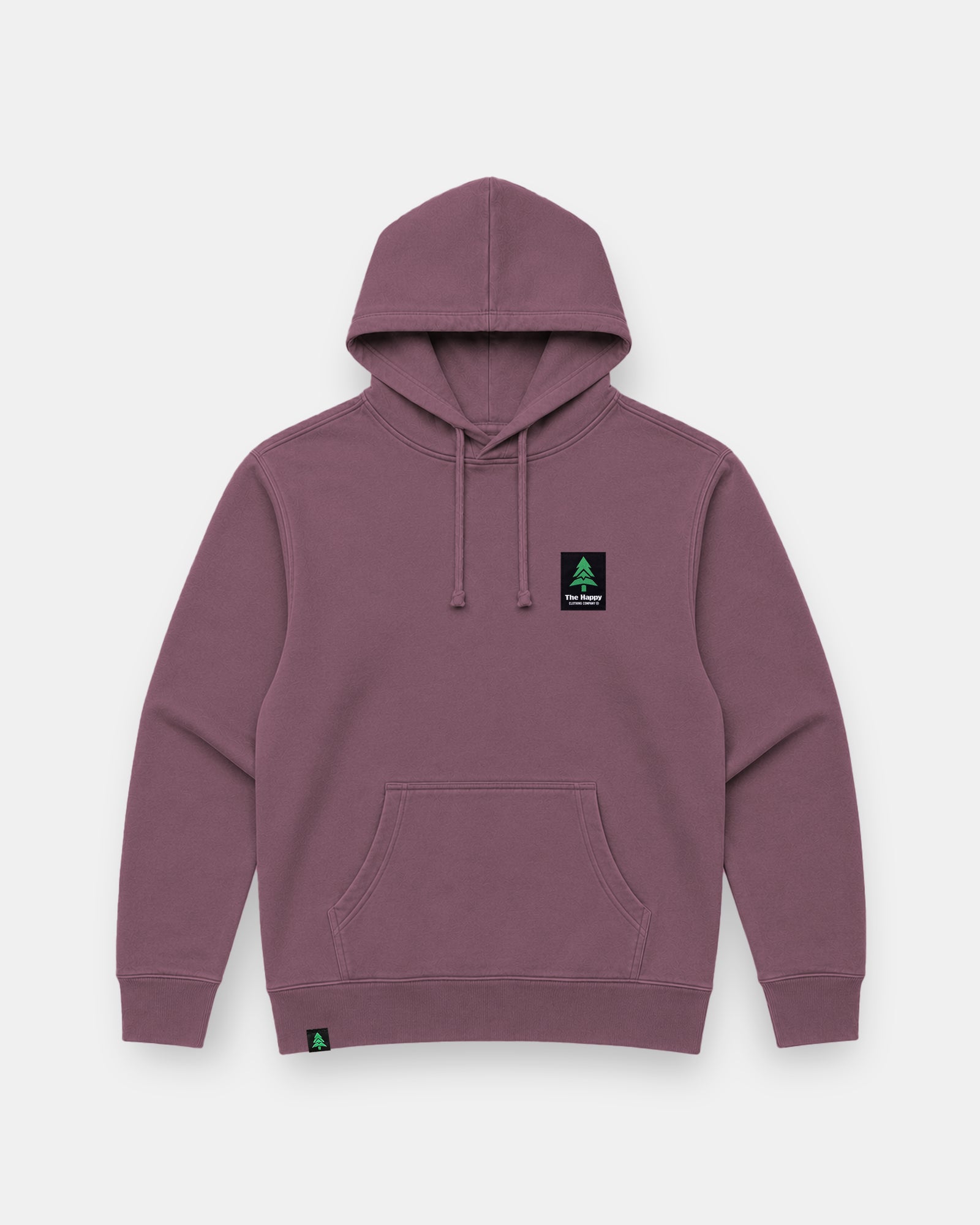 Mountain-Tree Happy Co. Label Nature-Dyed Unisex Hoodie