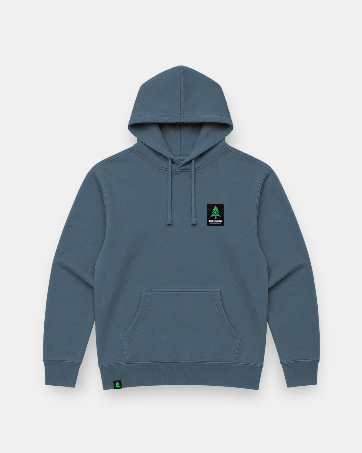 Mountain-Tree Happy Co. Label Nature-Dyed Unisex Hoodie