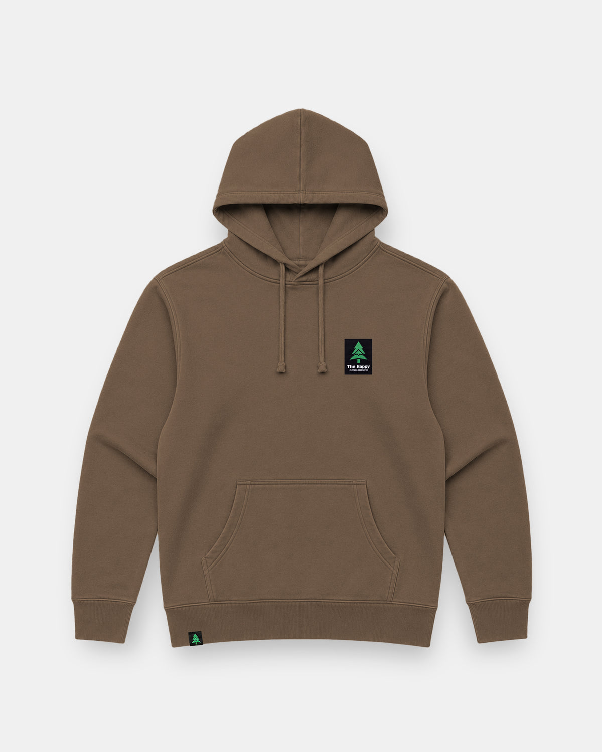 Mountain-Tree Happy Co. Label Nature-Dyed Unisex Hoodie