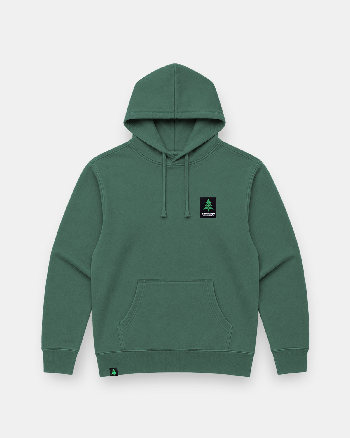 Mountain-Tree Happy Co. Label Nature-Dyed Unisex Hoodie