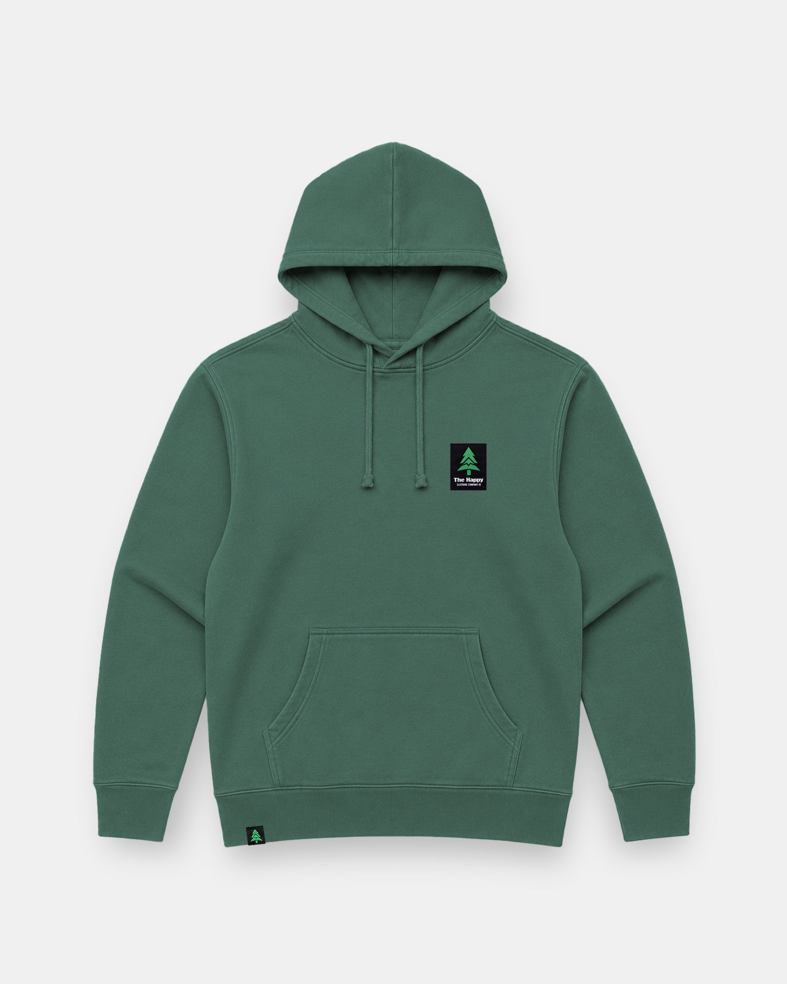 Mountain-Tree Happy Co. Label Nature-Dyed Unisex Hoodie