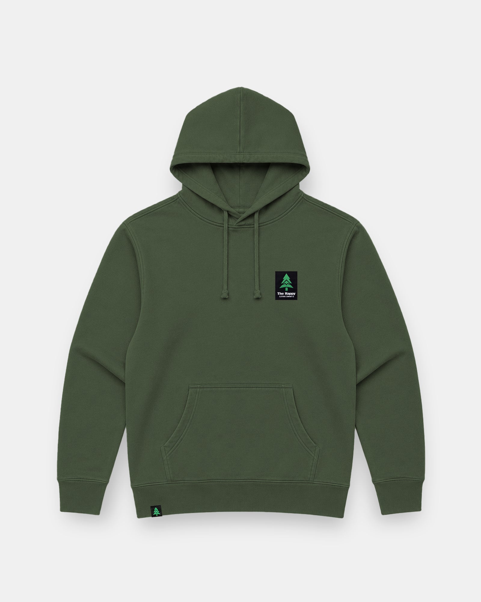 Mountain-Tree Happy Co. Label Nature-Dyed Unisex Hoodie