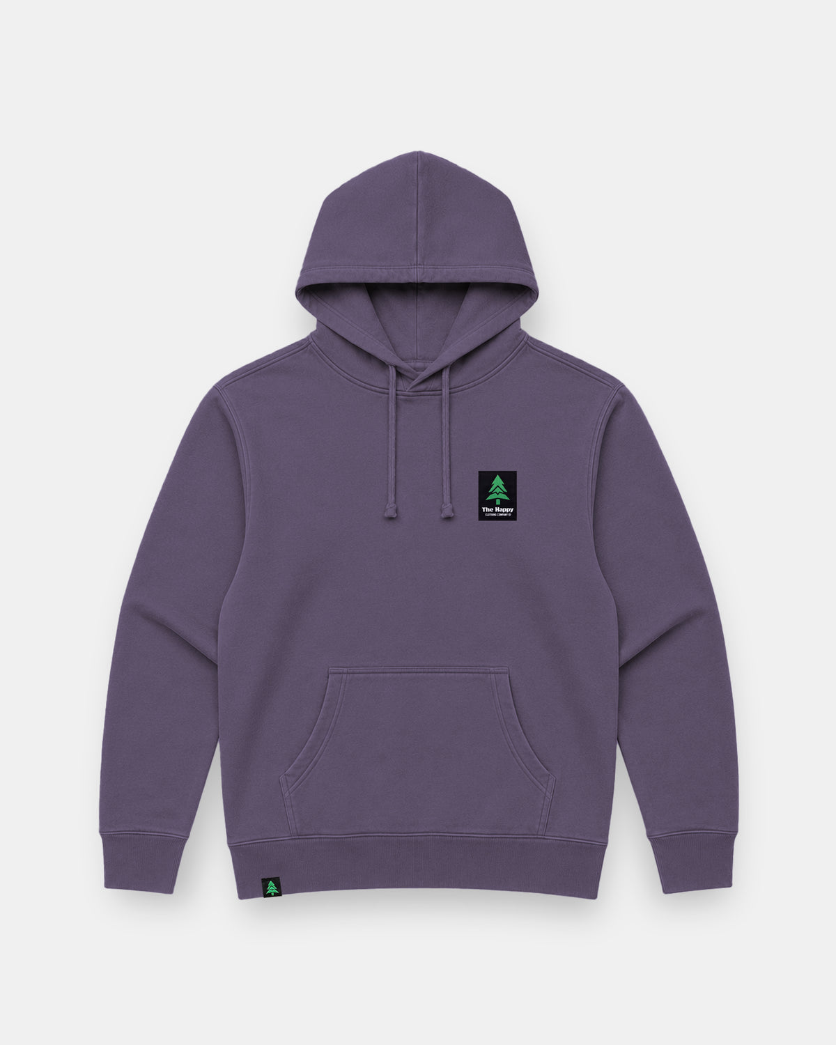 Mountain-Tree Happy Co. Label Nature-Dyed Unisex Hoodie