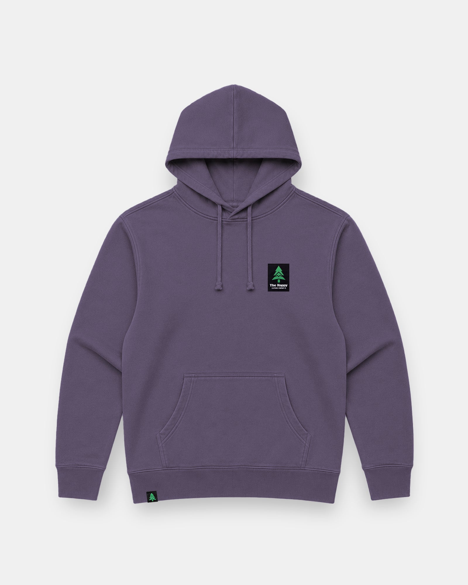 Mountain-Tree Happy Co. Label Nature-Dyed Unisex Hoodie