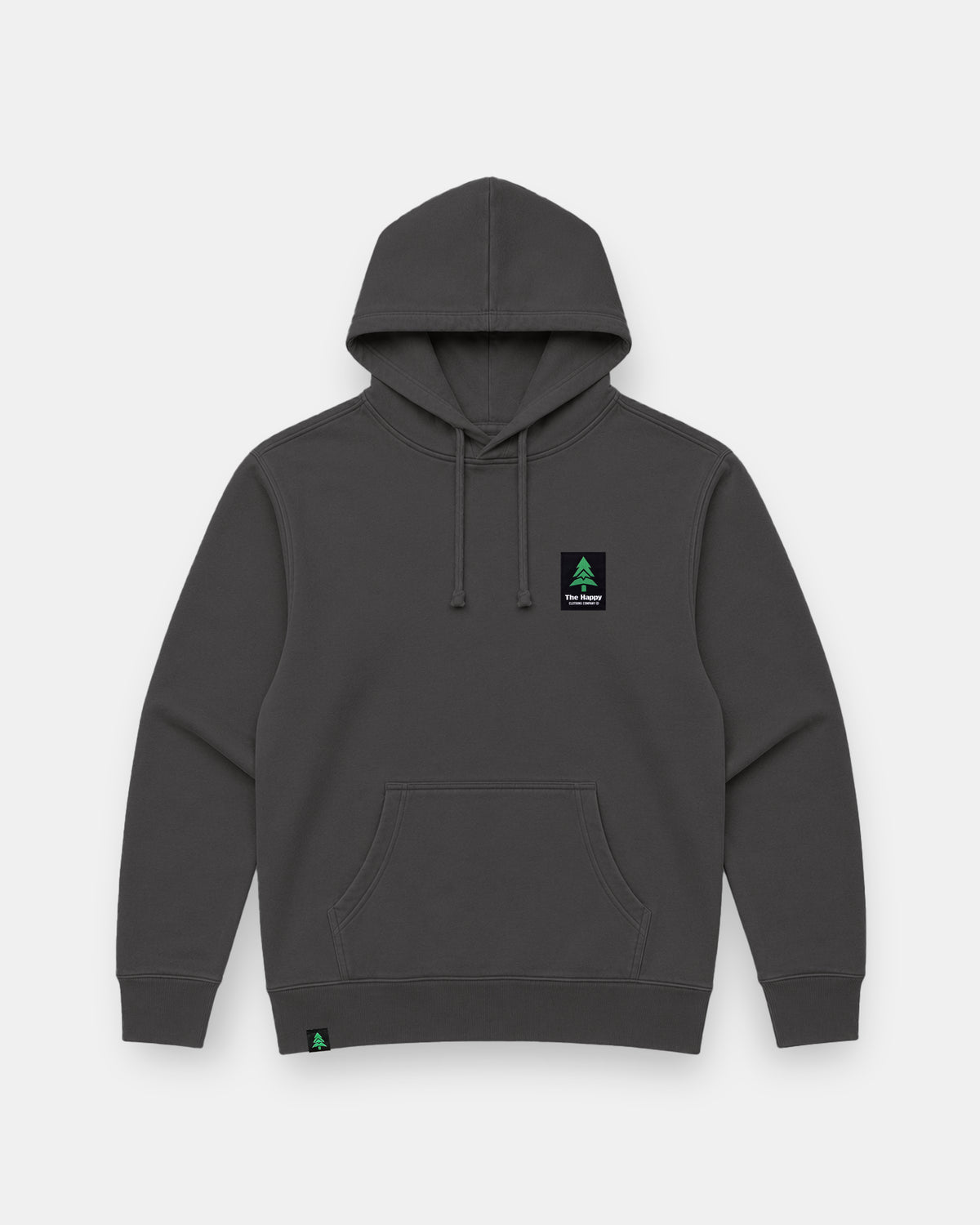Mountain-Tree Happy Co. Label Nature-Dyed Unisex Hoodie