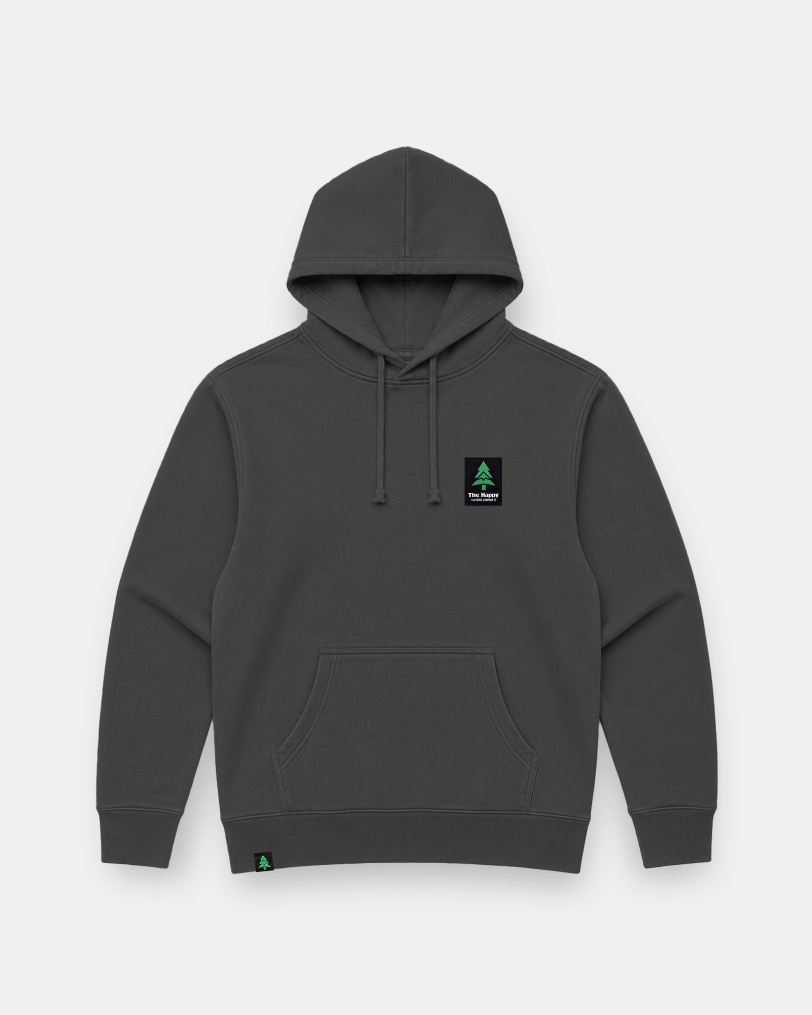 Mountain-Tree Happy Co. Label Nature-Dyed Unisex Hoodie