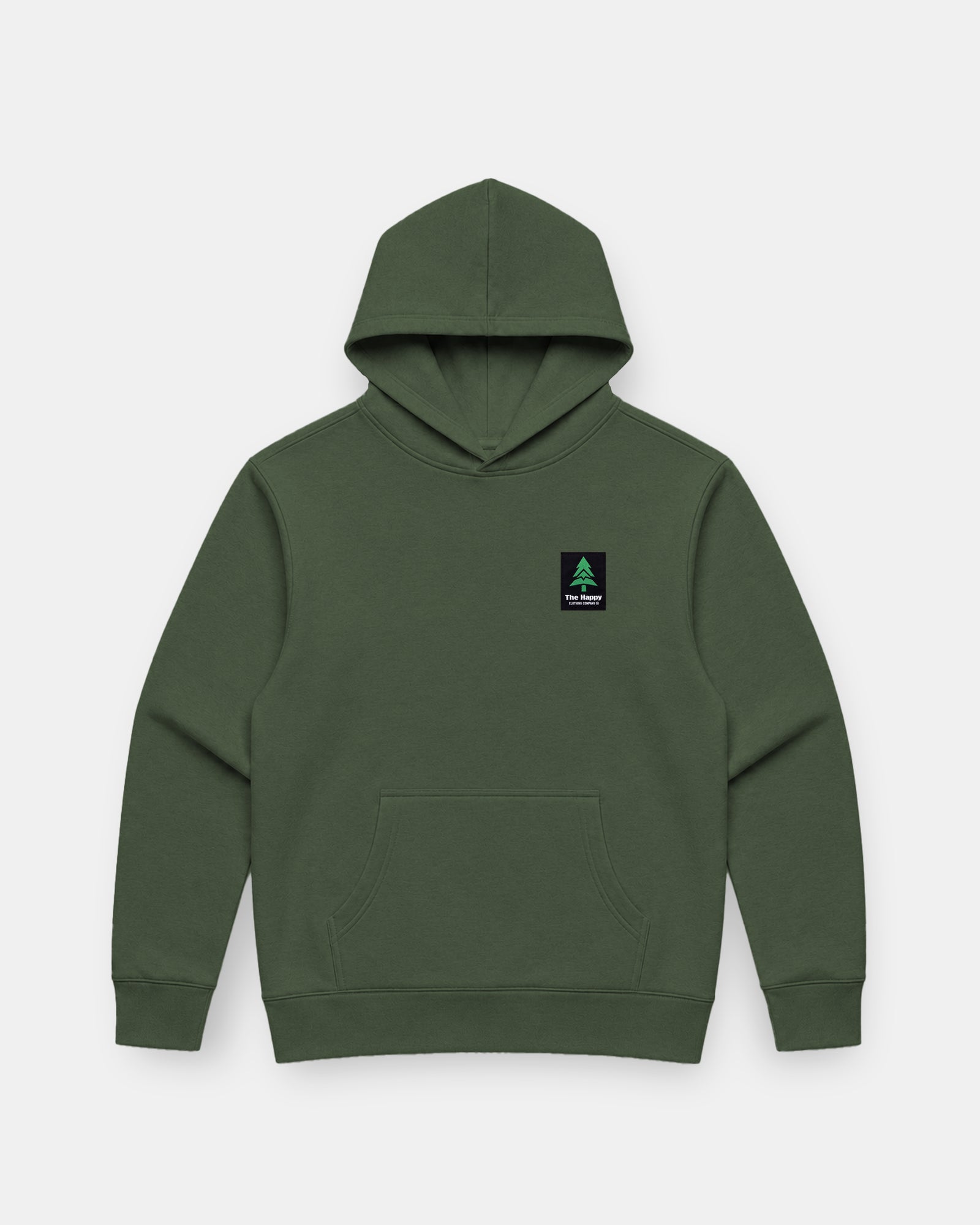 Mountain-Tree Happy Co. Label Vintage Unisex Relaxed Hoodie