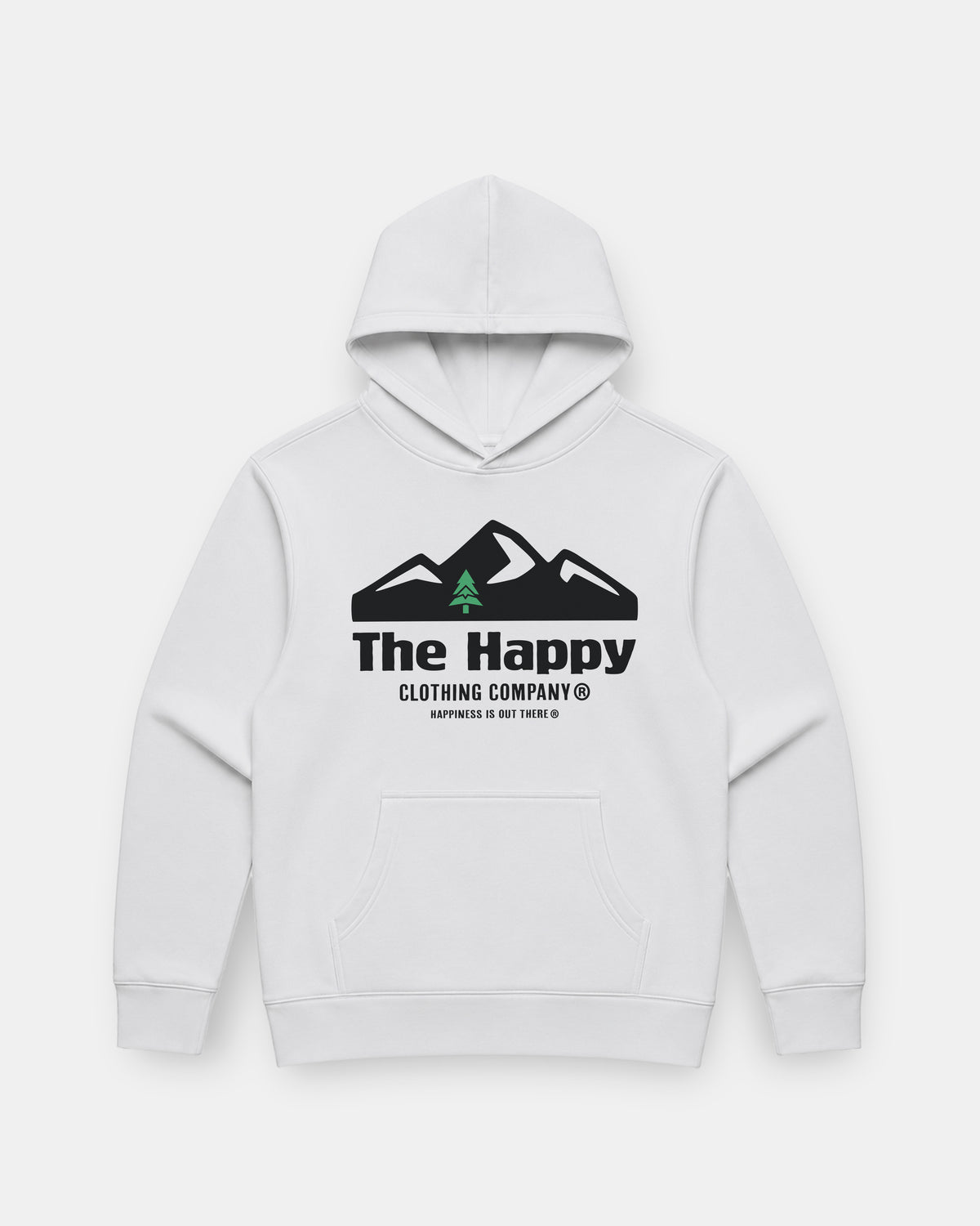 Logo Mountain Range Vintage Unisex Relaxed Hoodie