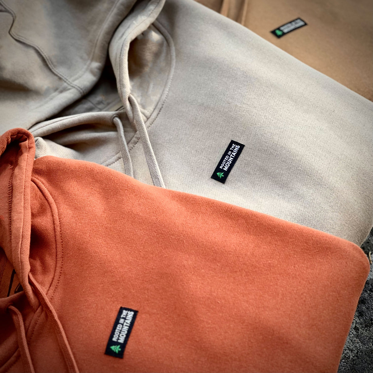 Rooted In The Mountains Heavyweight Hoodie | Fall Edition | - The Happy Clothing Company
