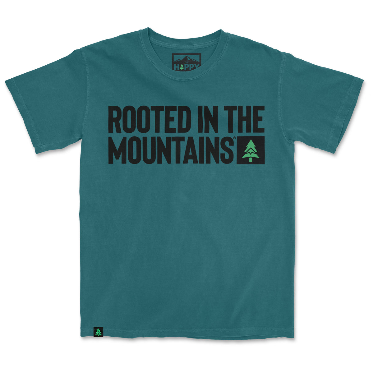 Rooted In The Mountains Nature-Dyed Tee - The Happy Clothing Company
