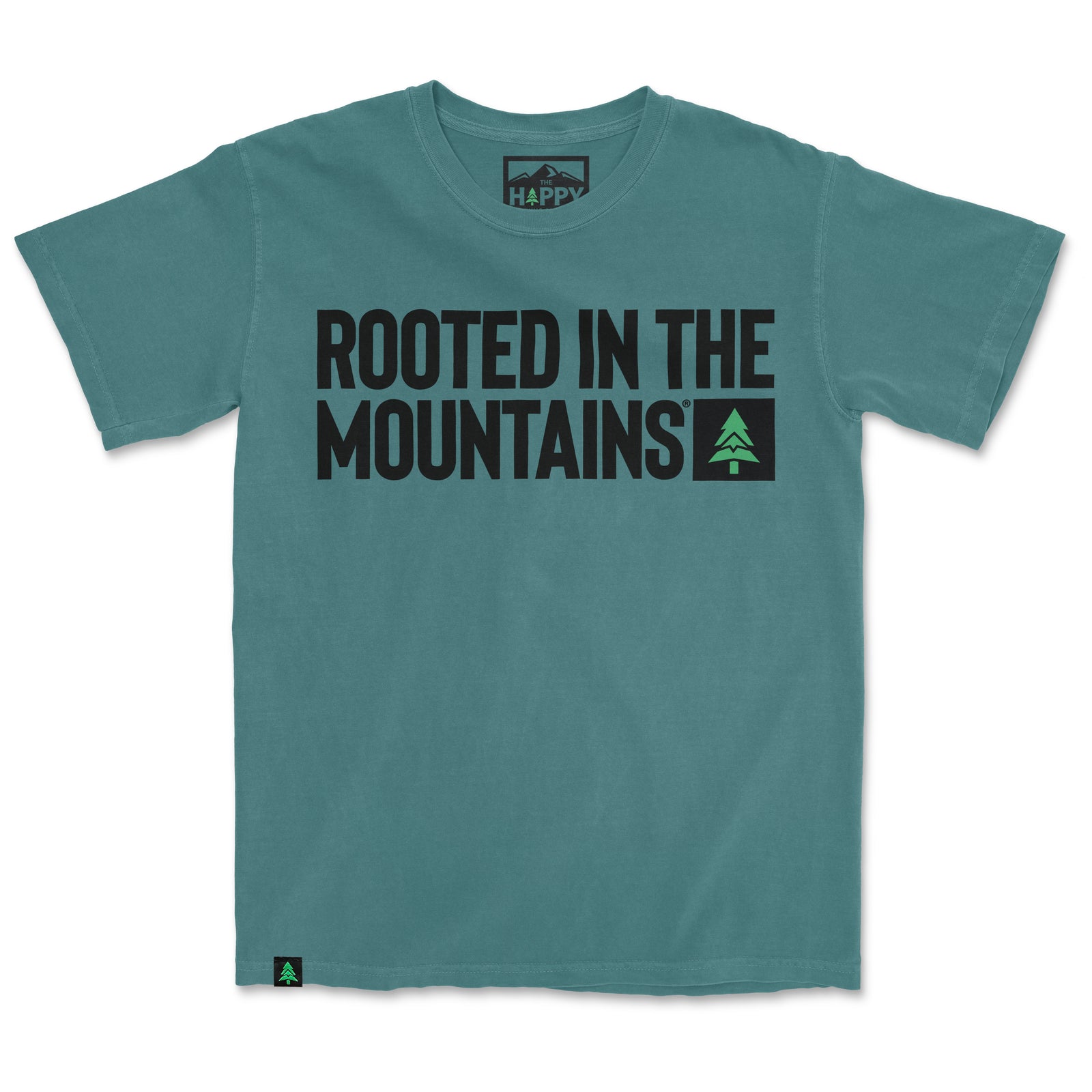 Rooted In The Mountains Nature-Dyed Tee - The Happy Clothing Company