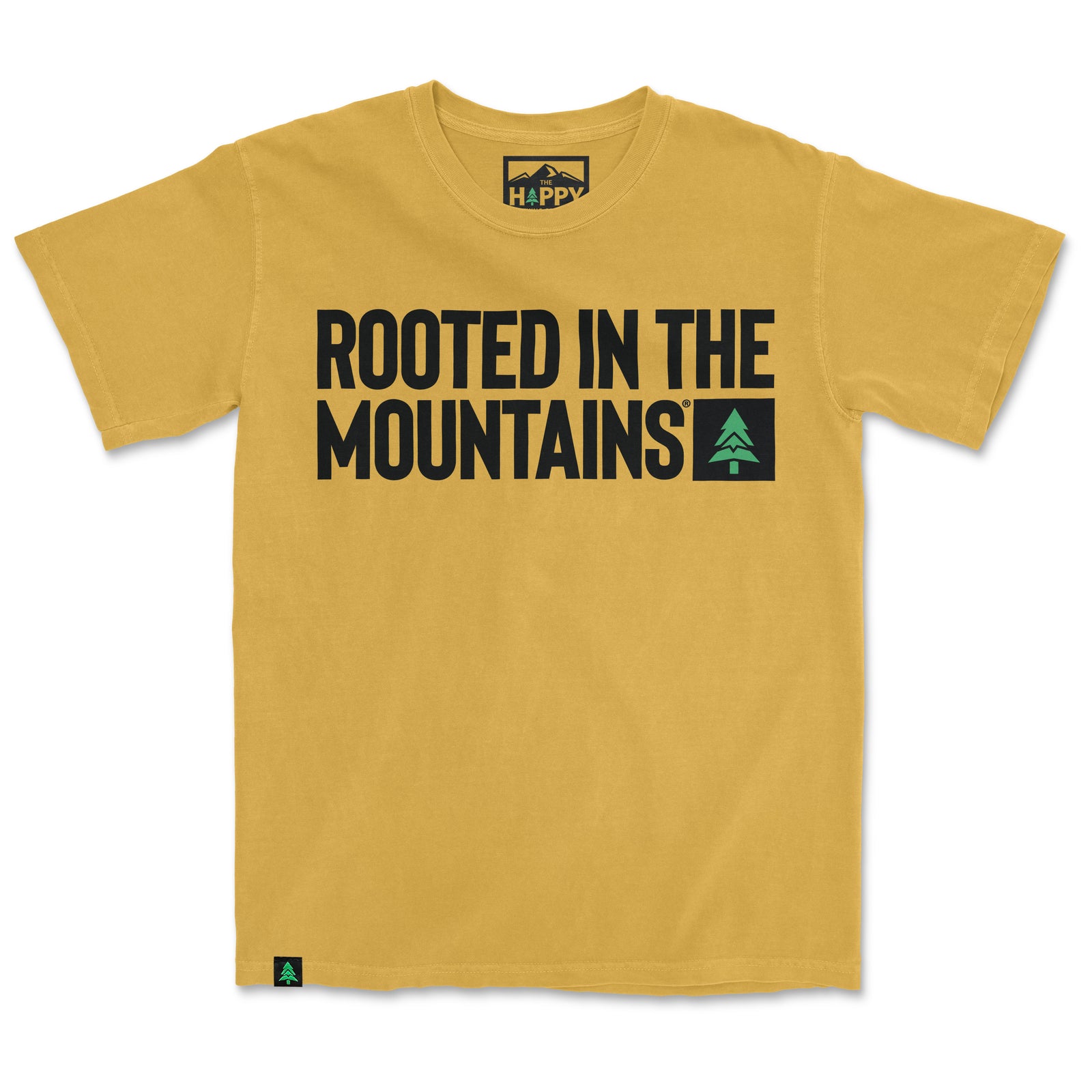 Rooted In The Mountains Nature-Dyed Tee - The Happy Clothing Company
