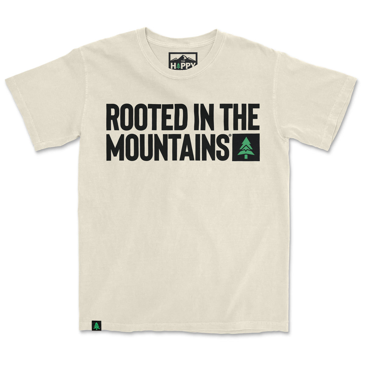 Rooted In The Mountains Nature-Dyed Tee - The Happy Clothing Company
