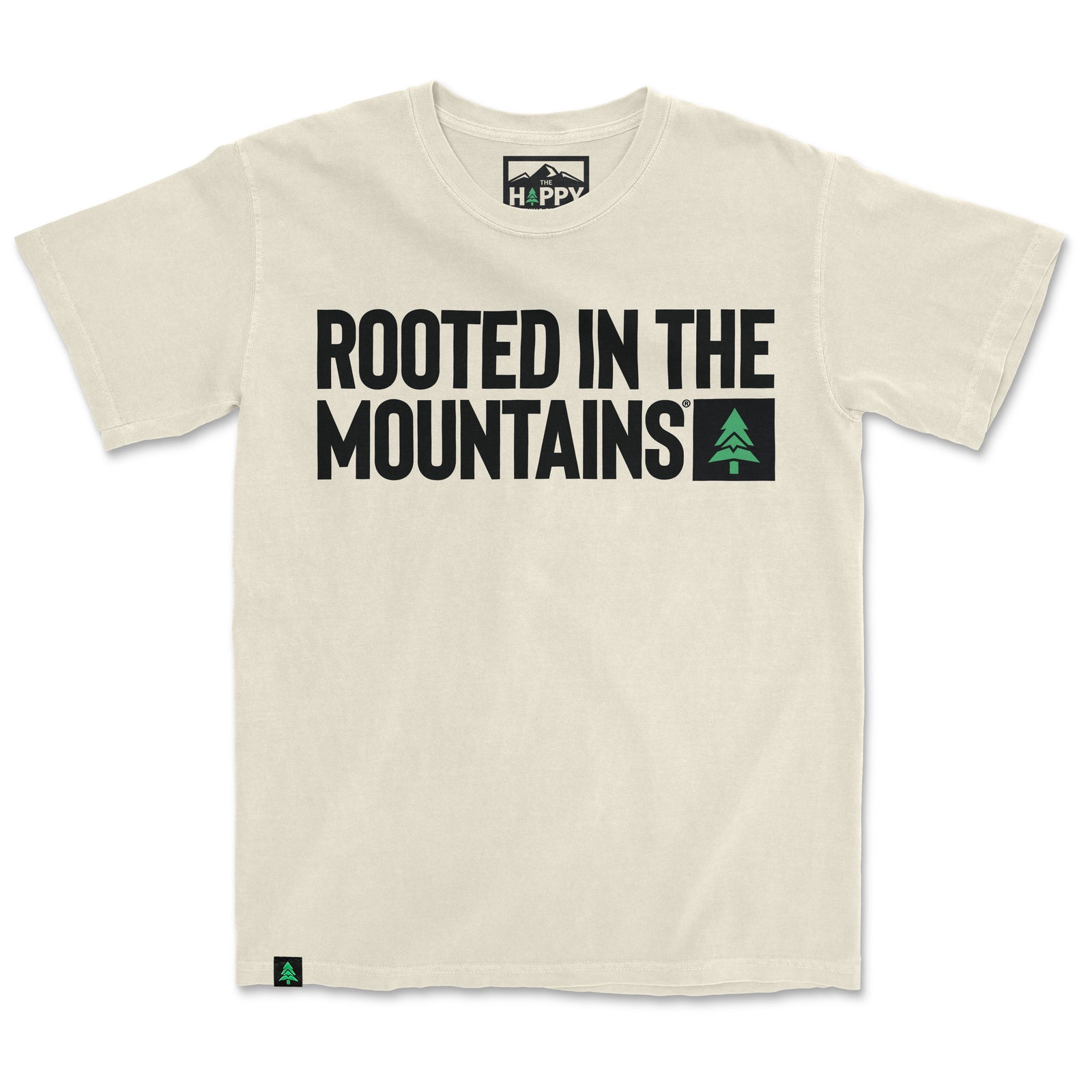 Rooted In The Mountains Nature-Dyed Tee - The Happy Clothing Company