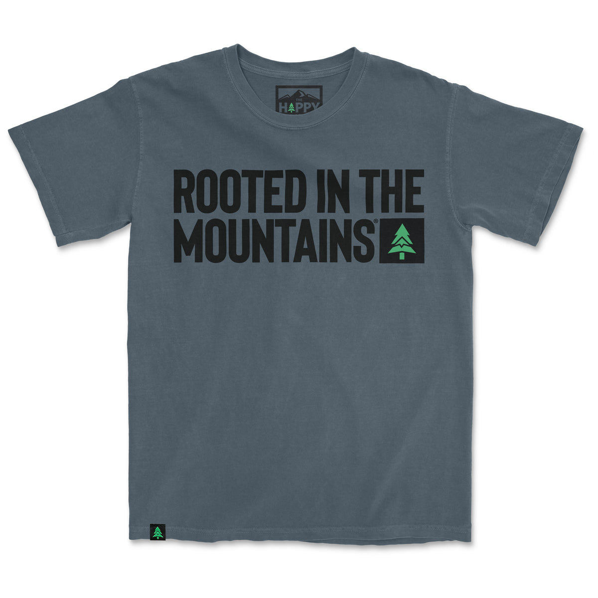 Rooted In The Mountains Nature-Dyed Tee - The Happy Clothing Company