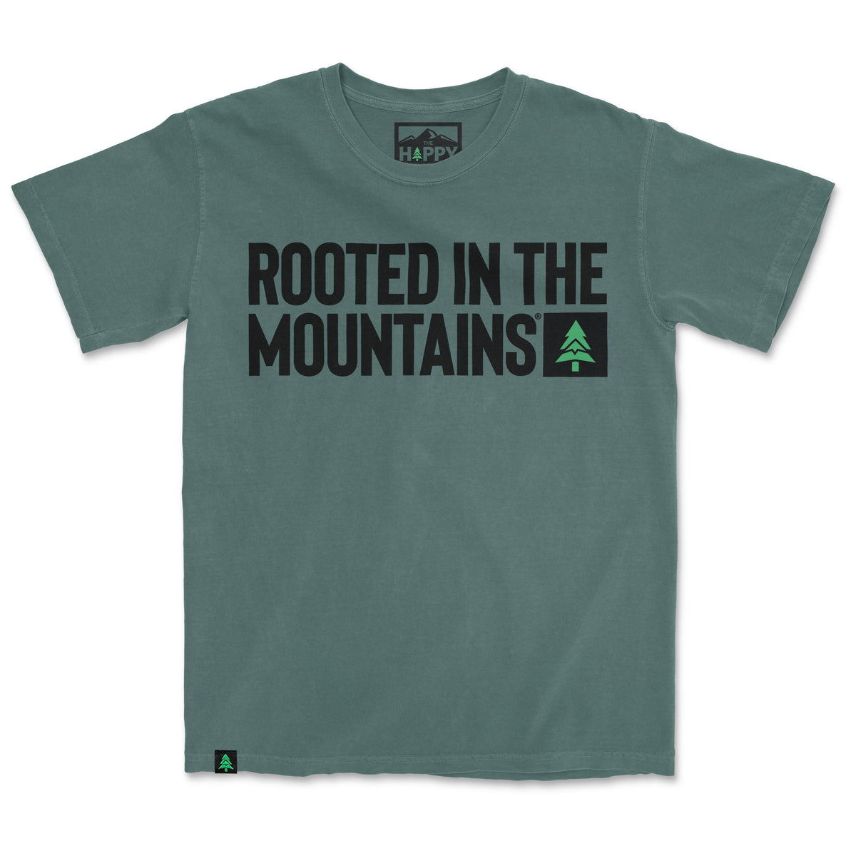 Rooted In The Mountains Nature-Dyed Tee - The Happy Clothing Company