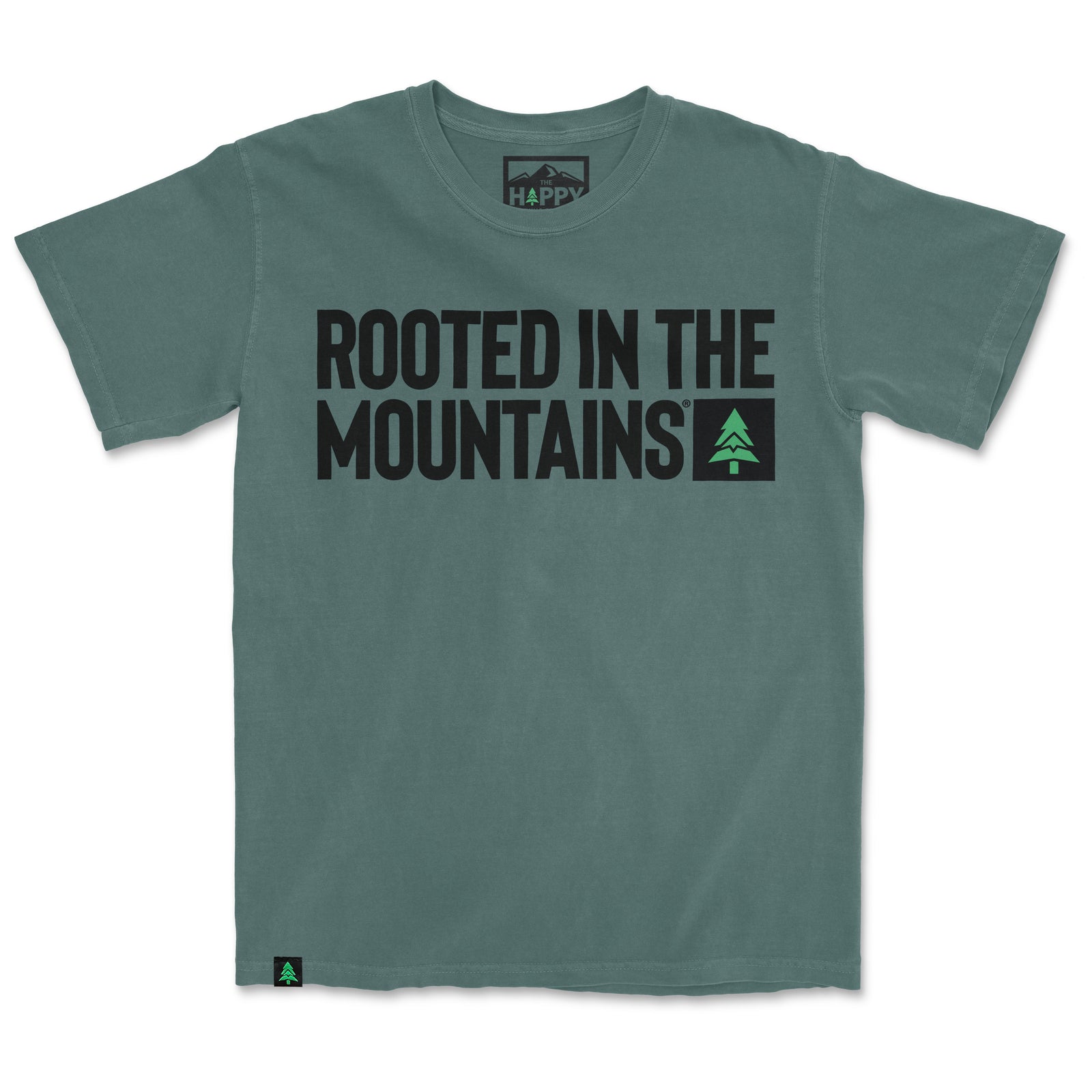Rooted In The Mountains Nature-Dyed Tee - The Happy Clothing Company
