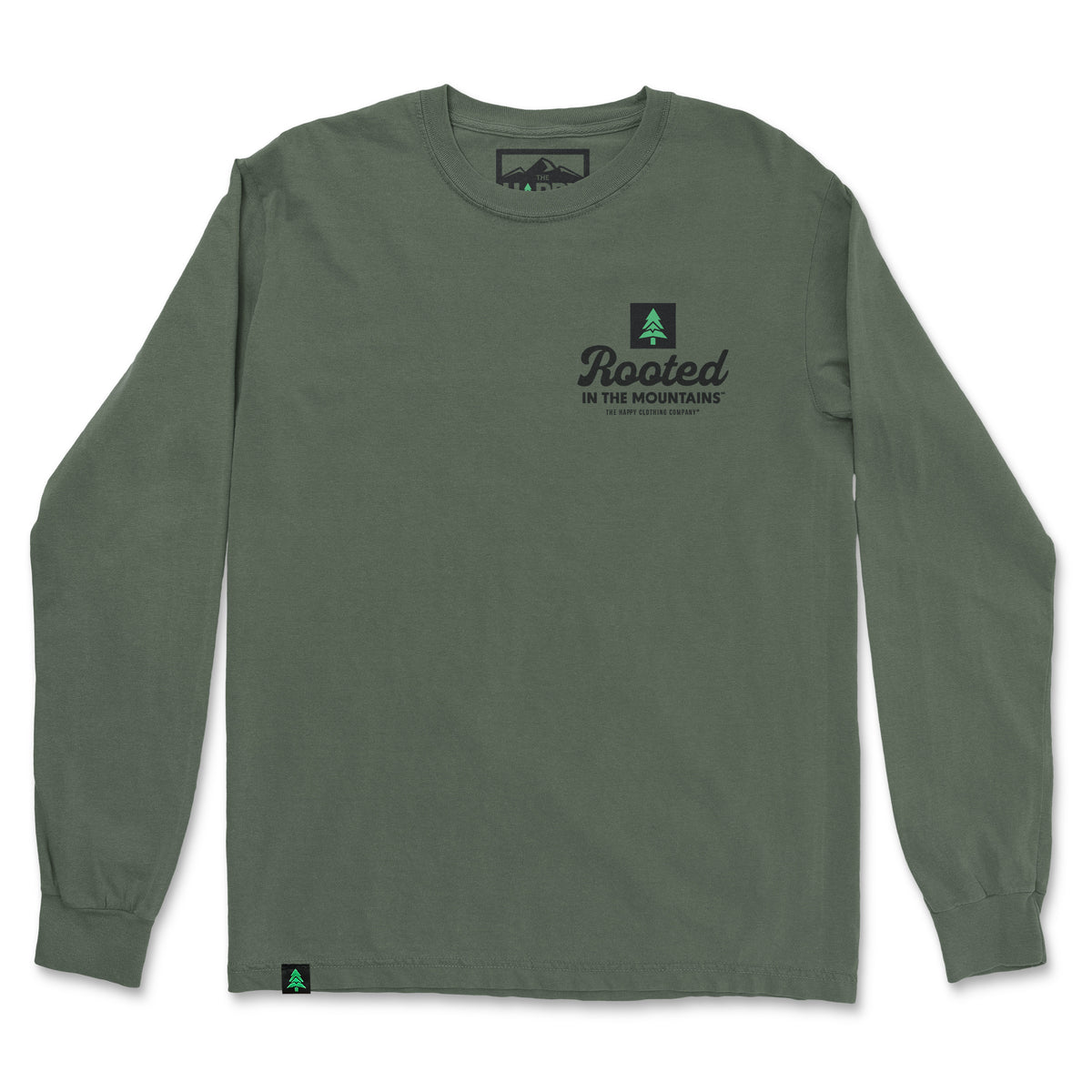 Rooted In The Mountains Nature-Dyed Long Sleeve - The Happy Clothing Company