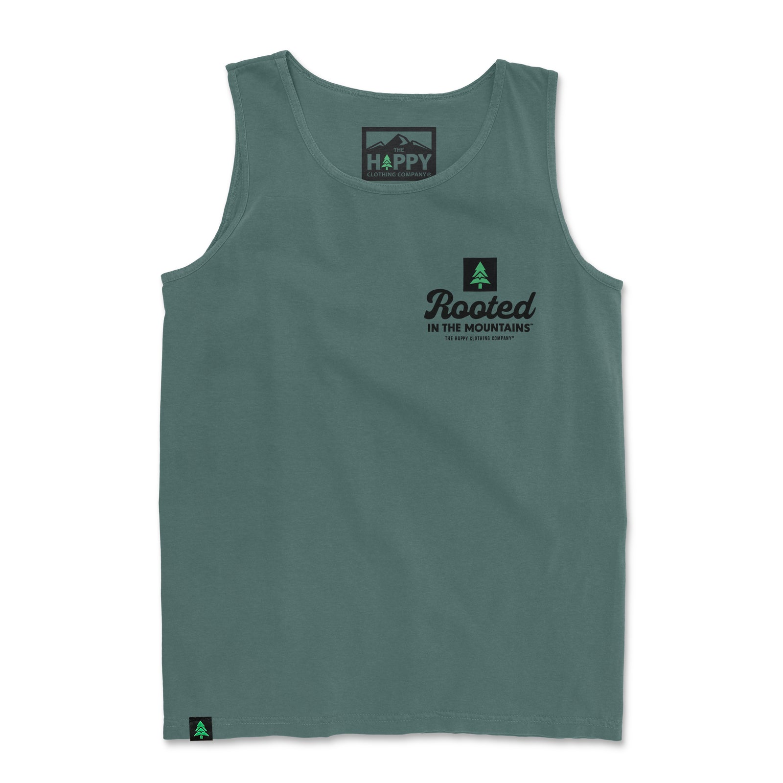 Rooted In The Mountains Nature-Dyed Tank - The Happy Clothing Company